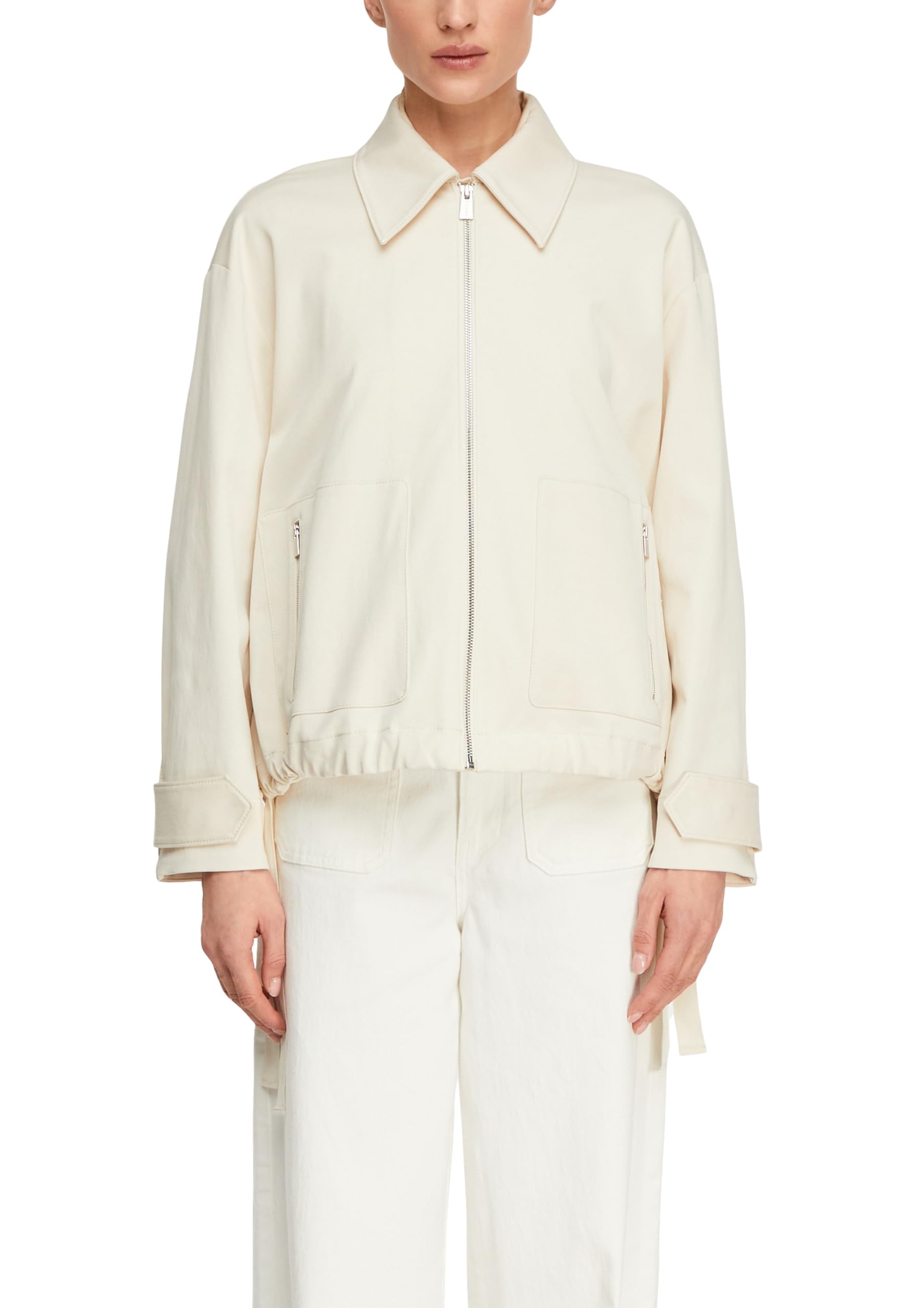 comma-lyocell-baumwoll-jacke-regulierbar-damenjacke image 1