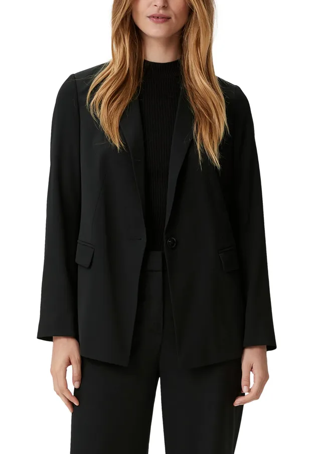 comma-blazers-travel-blazer-mit-seitenschlitzen-46 image 1