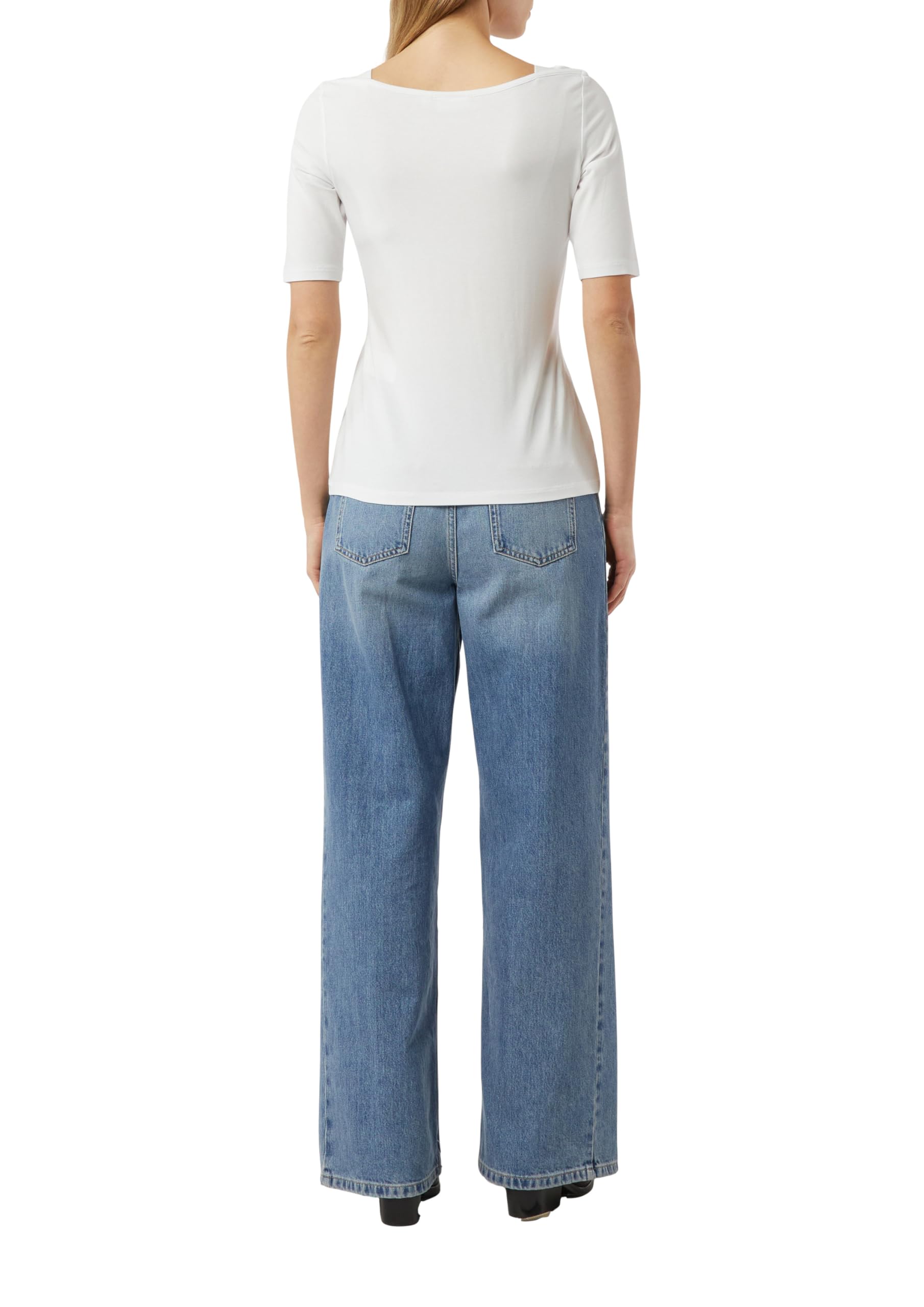 comma-viskosejersey-shirt-3-4-arm-wei-gr-36 image 2