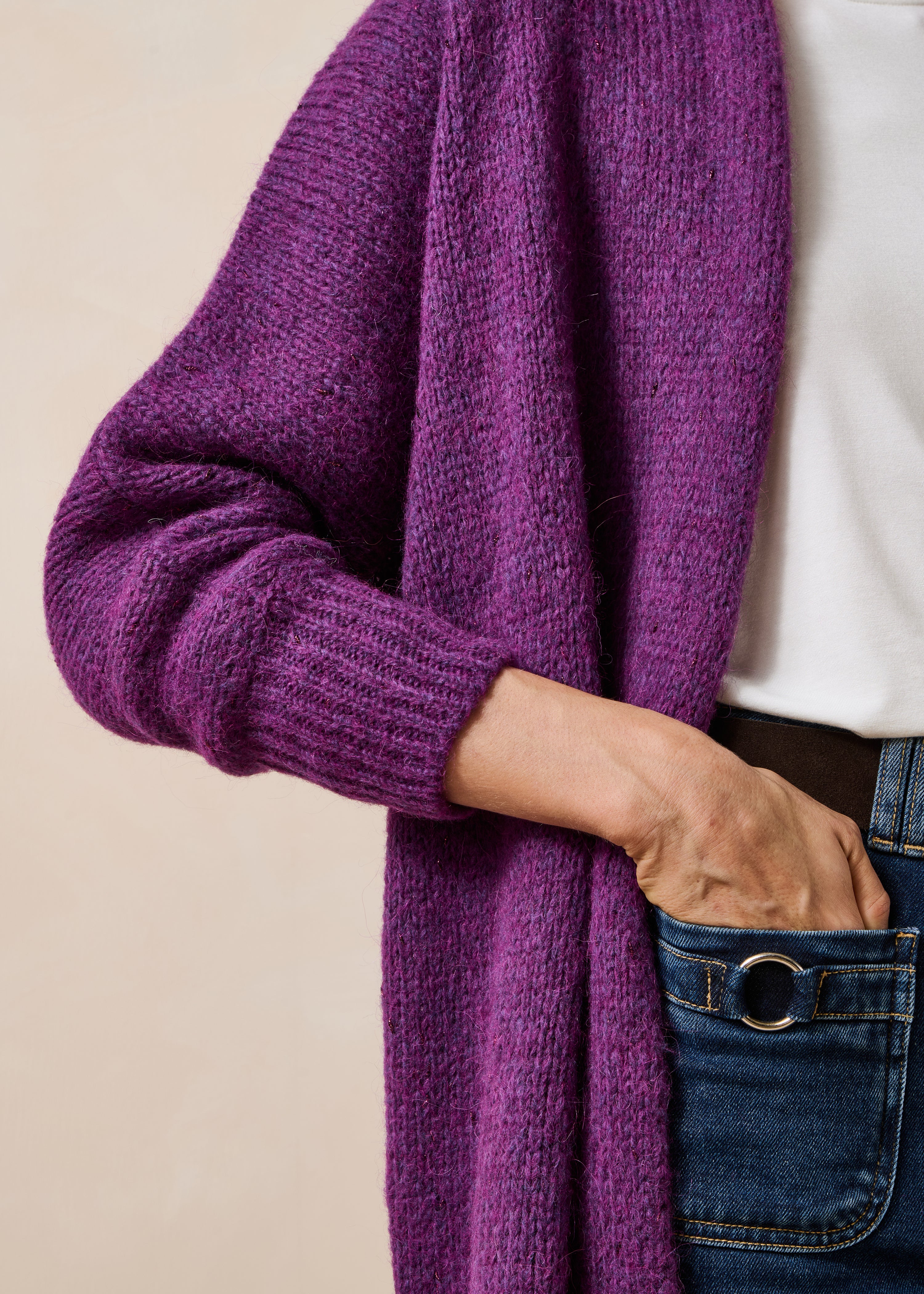la-f-e-marabout-e-camille-strickweste-violett-oversize image 5