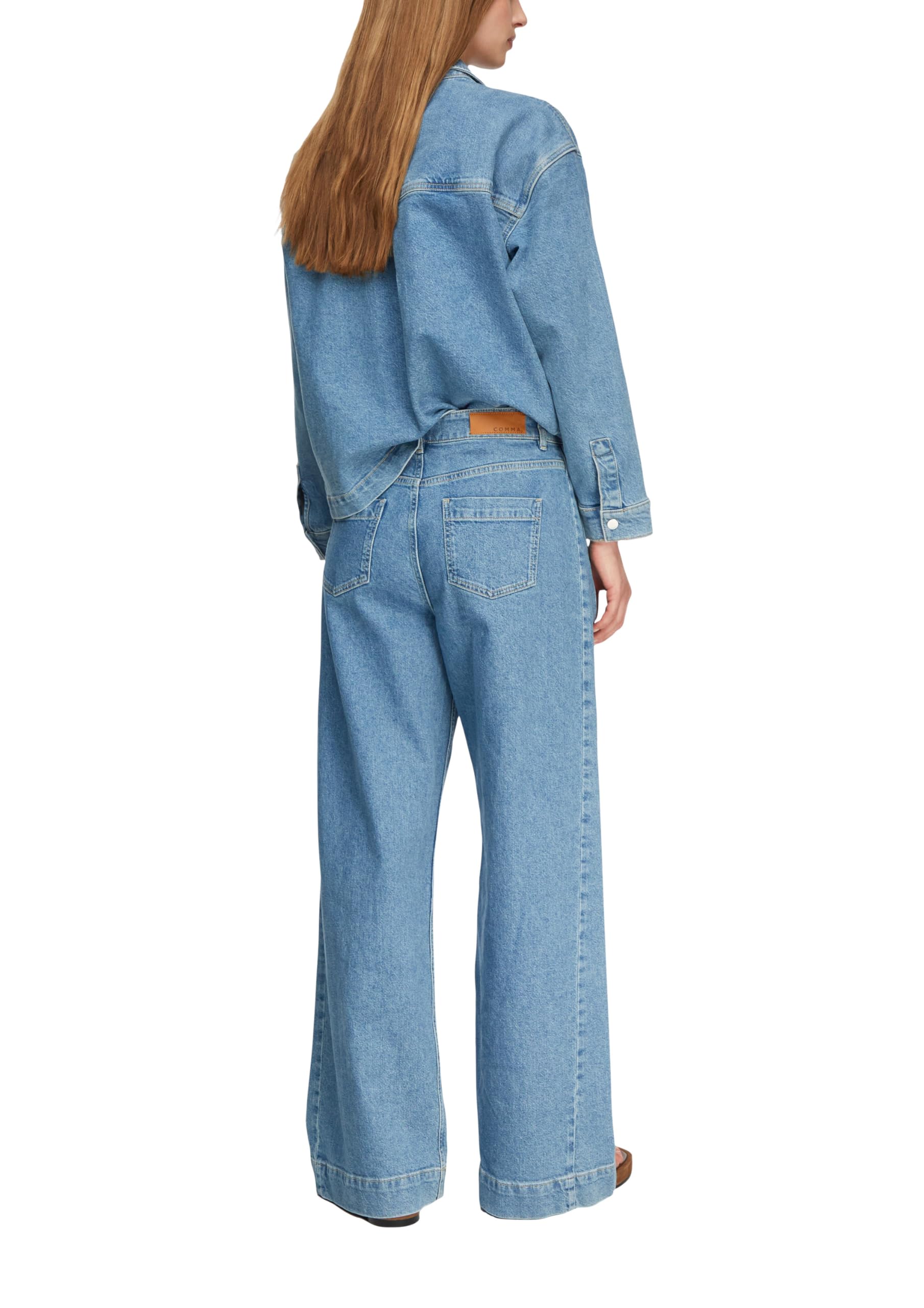 comma-jeans-wide-leg-damen-5-pocket-gr-34 image 2
