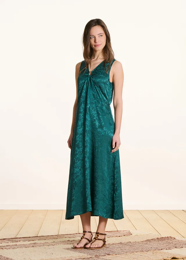 la-f-e-marabout-e-robes-combinaisons-fedez-maxikleid-petrol-gr-34 image 1