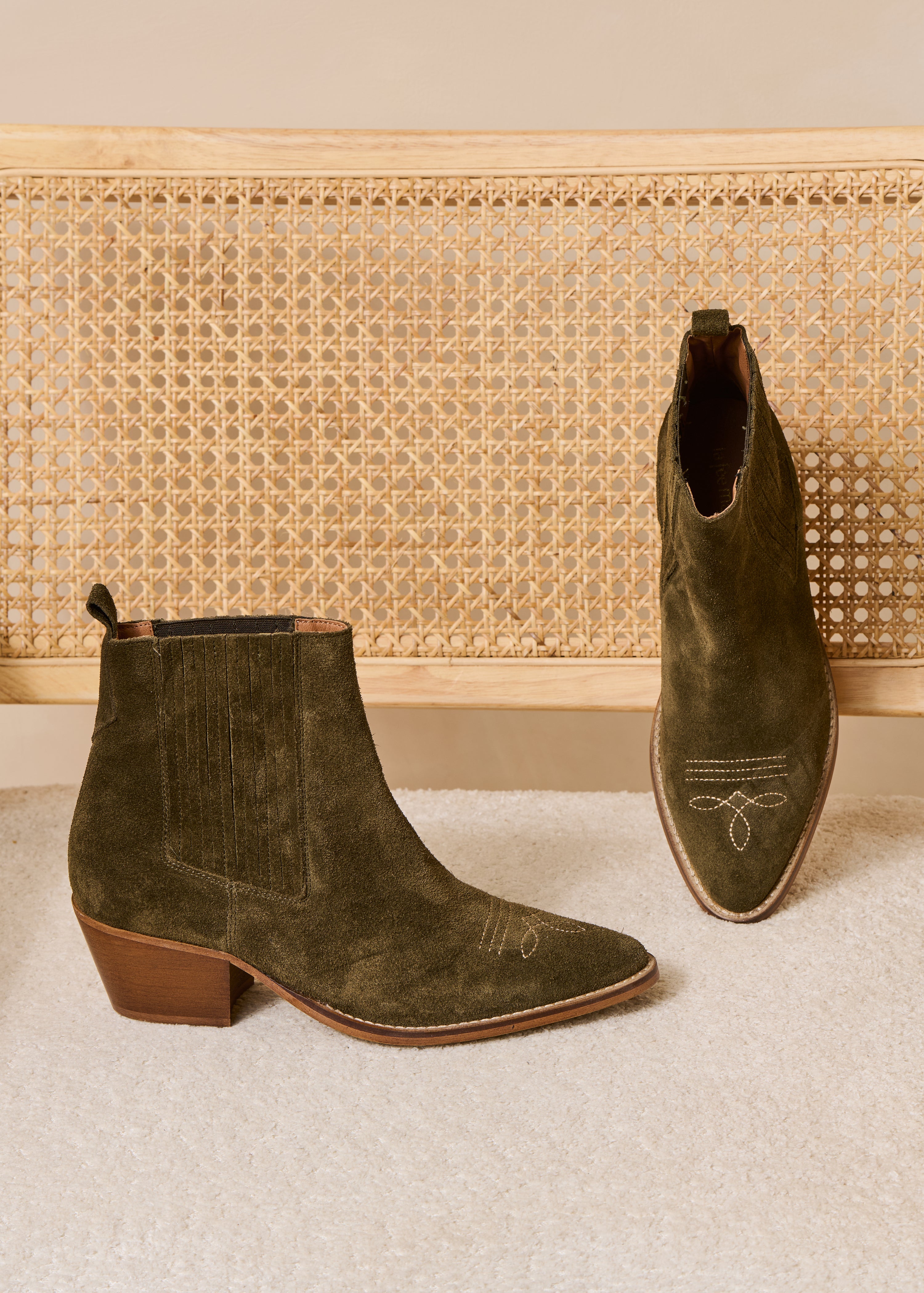 la-f-e-marabout-e-guamar-stiefeletten-kaki-leder image 2