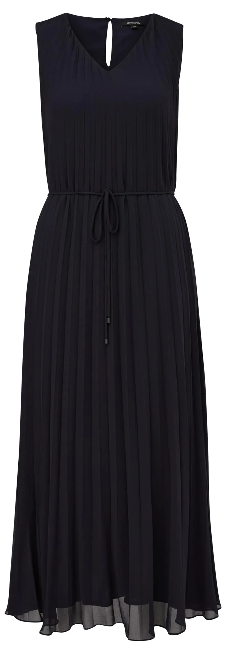 comma-2145055-kleid-midi-plissee-blue-5976-gr-38 image 1