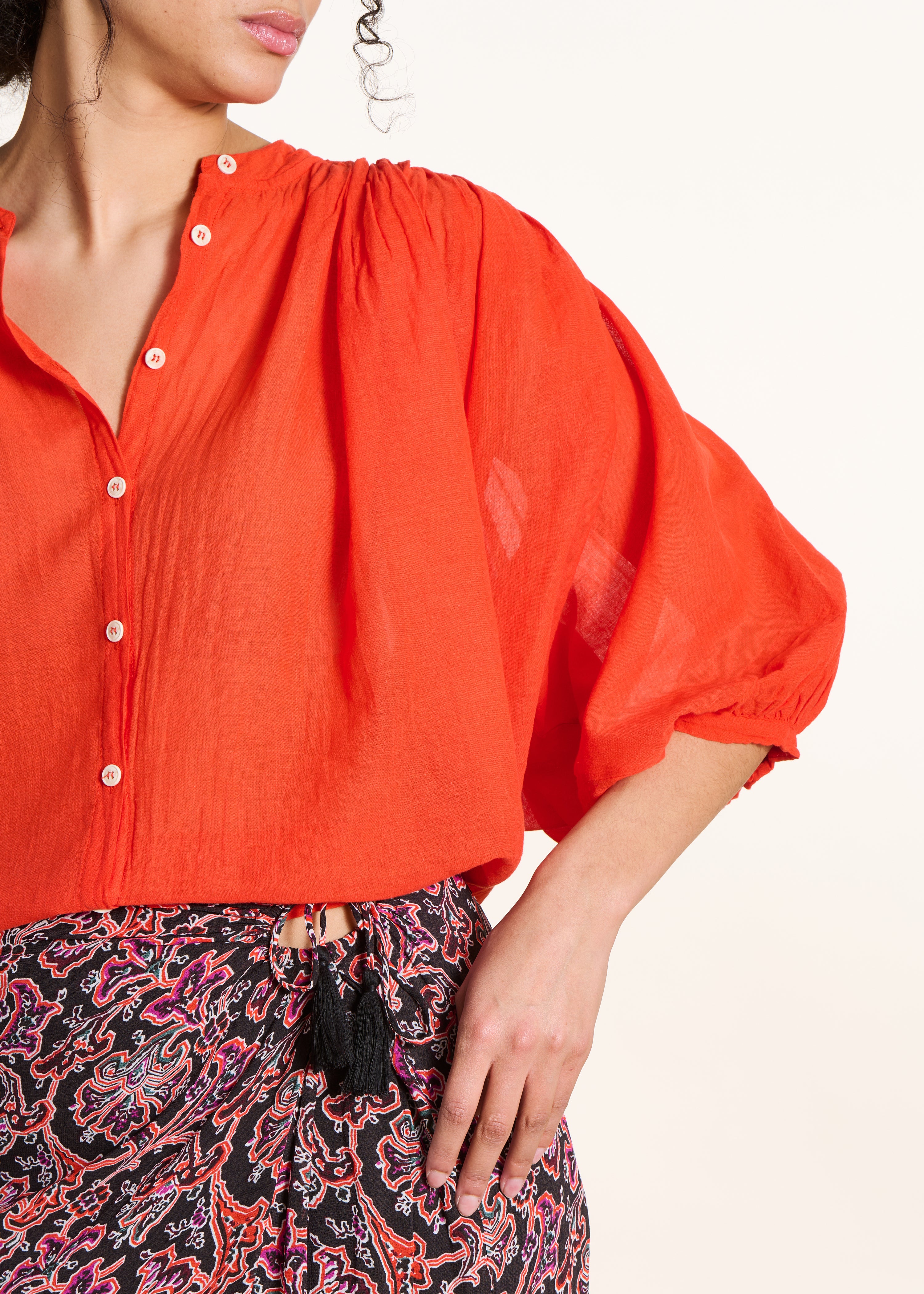 la-f-e-marabout-e-chemises-bluse-douwina-baumwollvoile-orange image 6