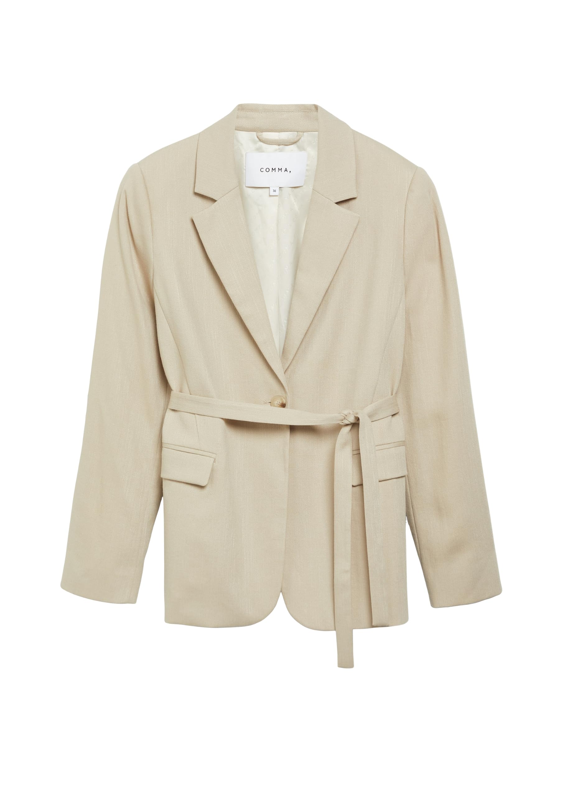 comma-2183409-blazer-damenblazer-mit-g-rtel-gr-38 image 3