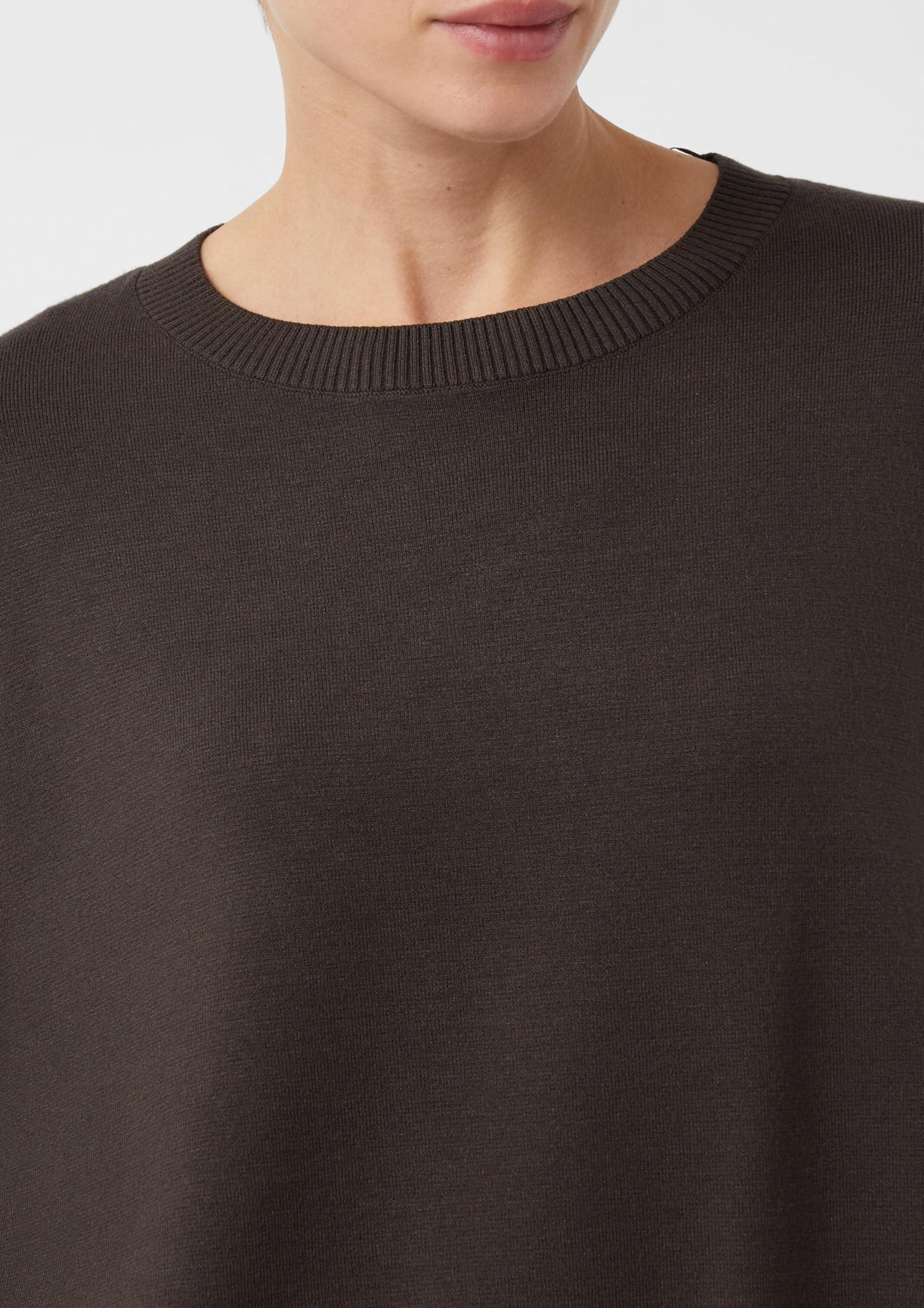 comma-knitwear-feinstrickpullover-pullover-dunkelbraun-gr-46 image 4