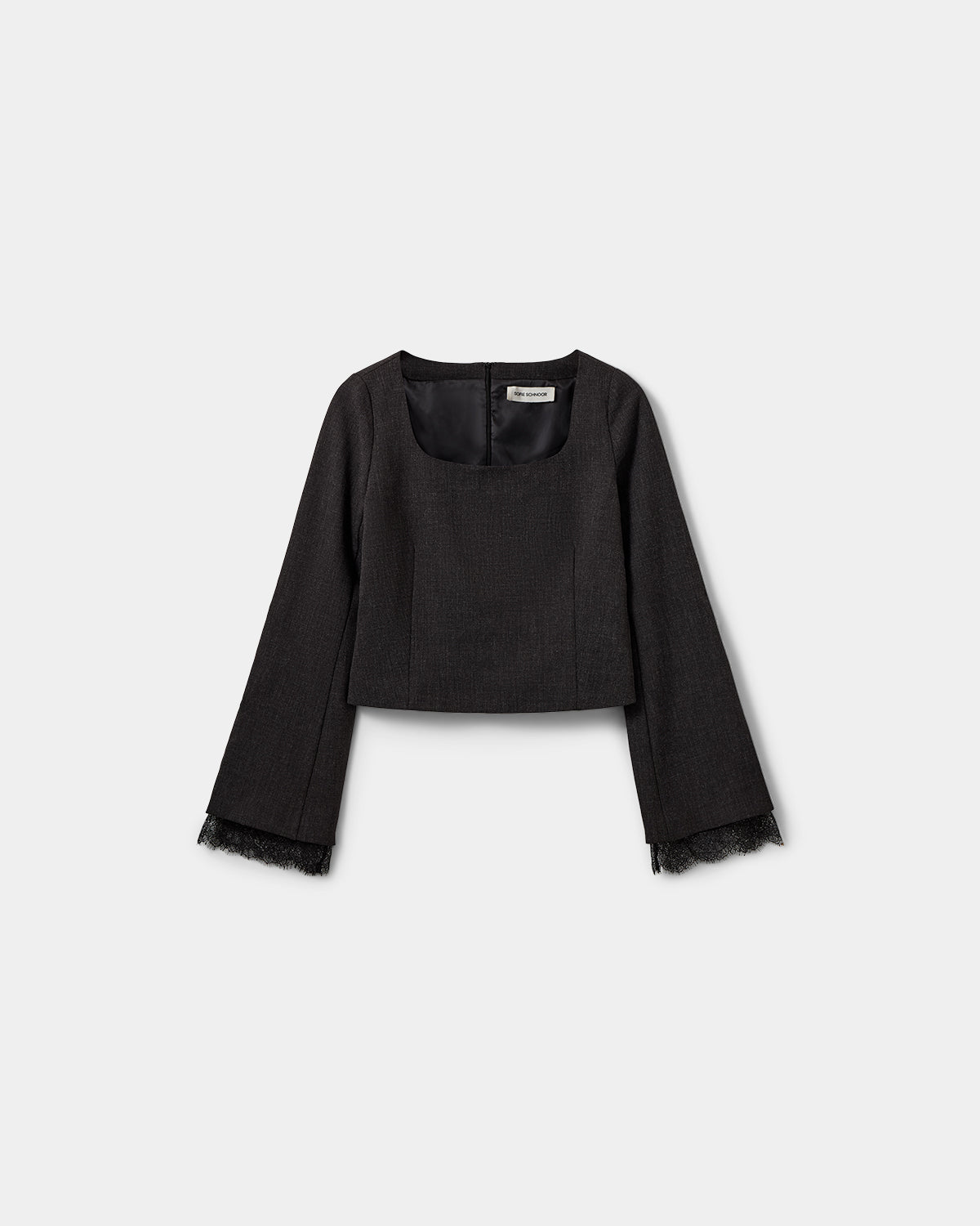 sofie-schnoor-women-laccosw-bluse-dunkelgrau-spitze-gr-36 image 1