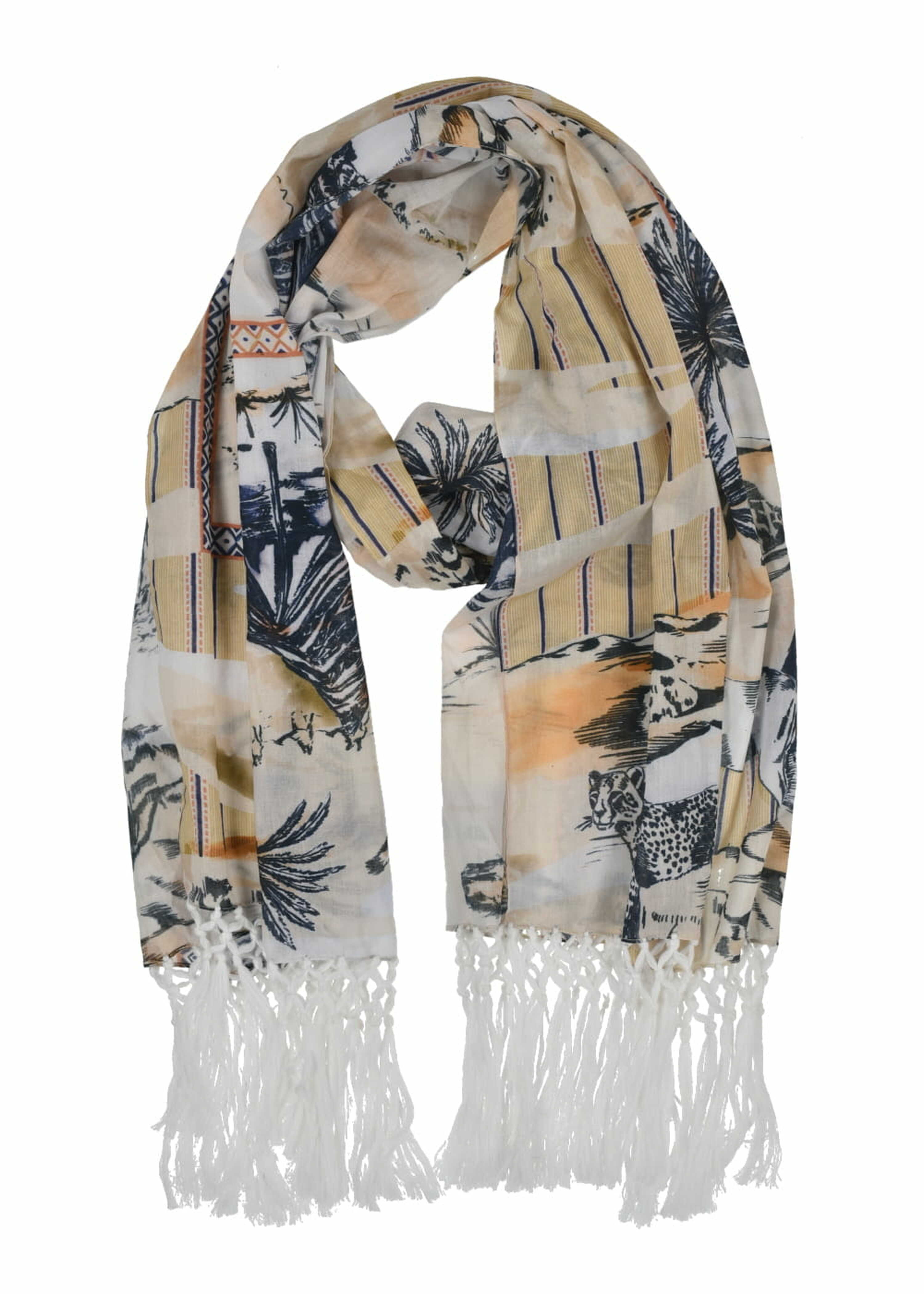 la-f-e-marabout-e-dacite-tuch-beige-baumwolle-fransen image 4