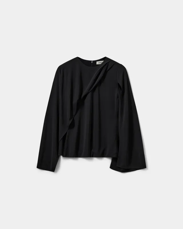 sofie-schnoor-caranasw-cape-bluse-schwarz image 1
