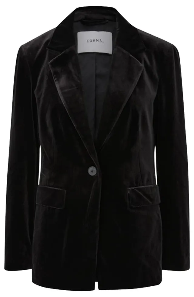 comma-2186393-samt-blazer-damenblazer-gr-34-samt image 1