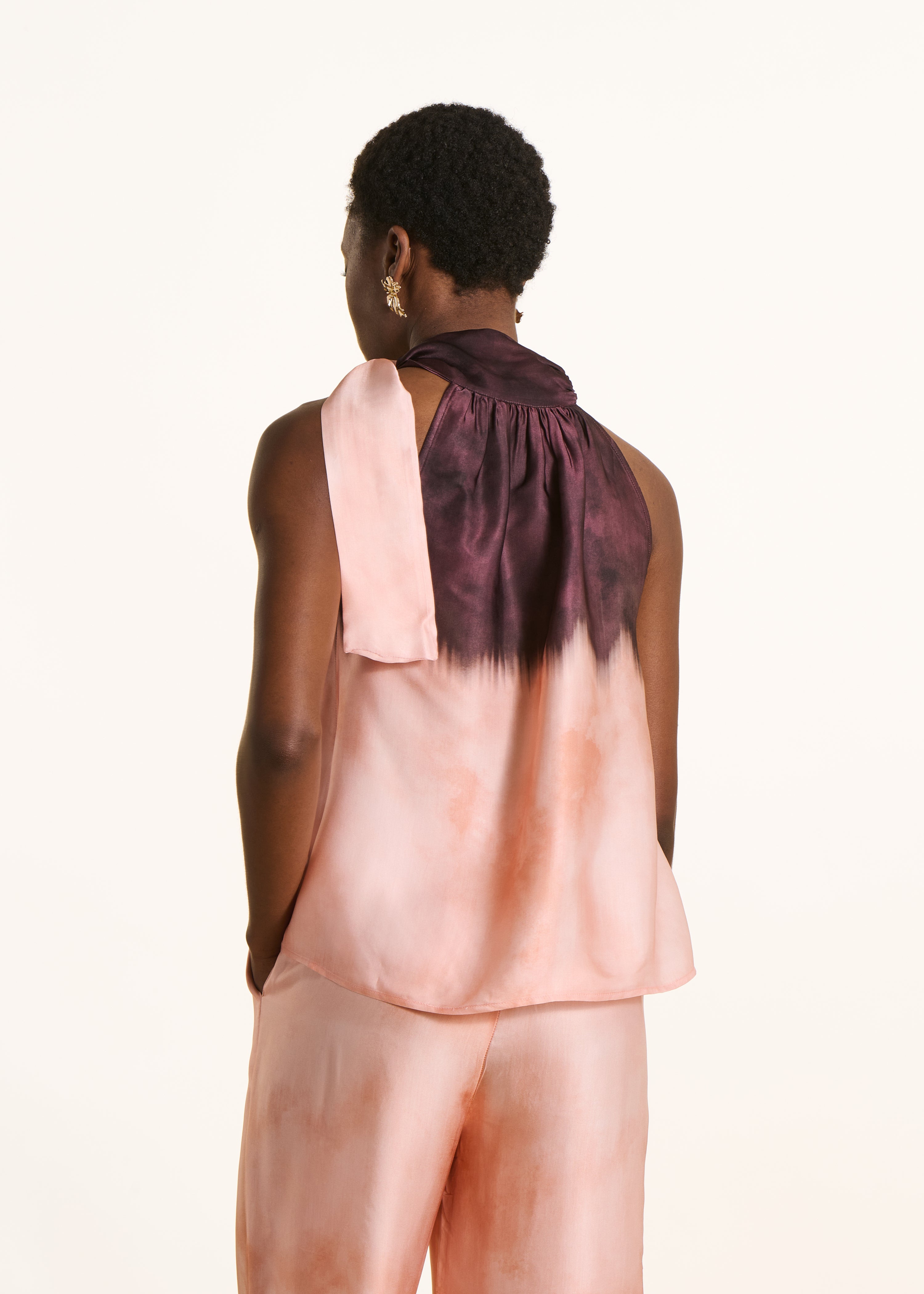 la-f-e-marabout-e-folino-top-rosa-satin-tie-dye-34-44 image 3