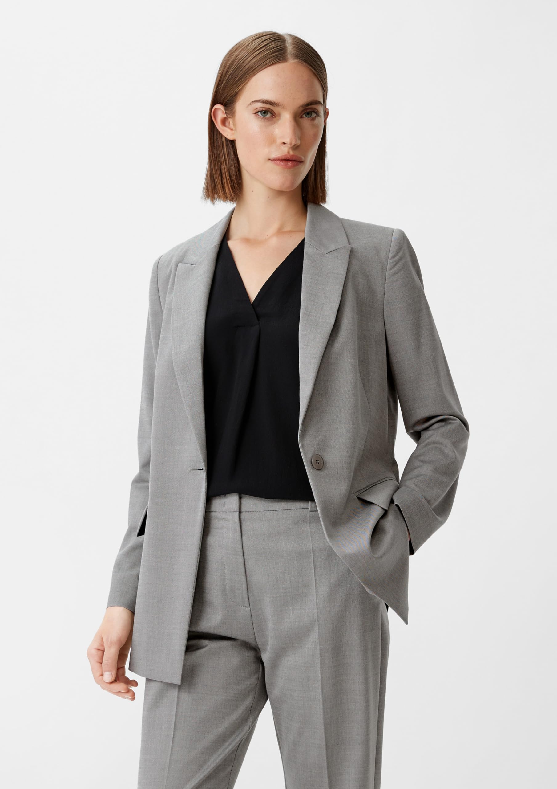 comma-blazer-aus-wollmix-damen-blazer-gr-36 image 5