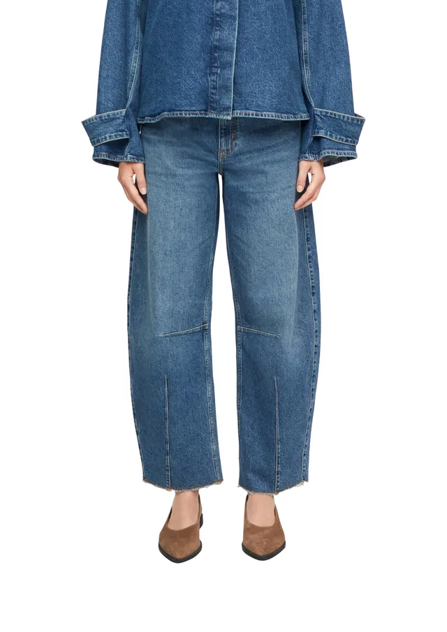 comma-barrel-leg-jeans-hose-damen-denim image 1