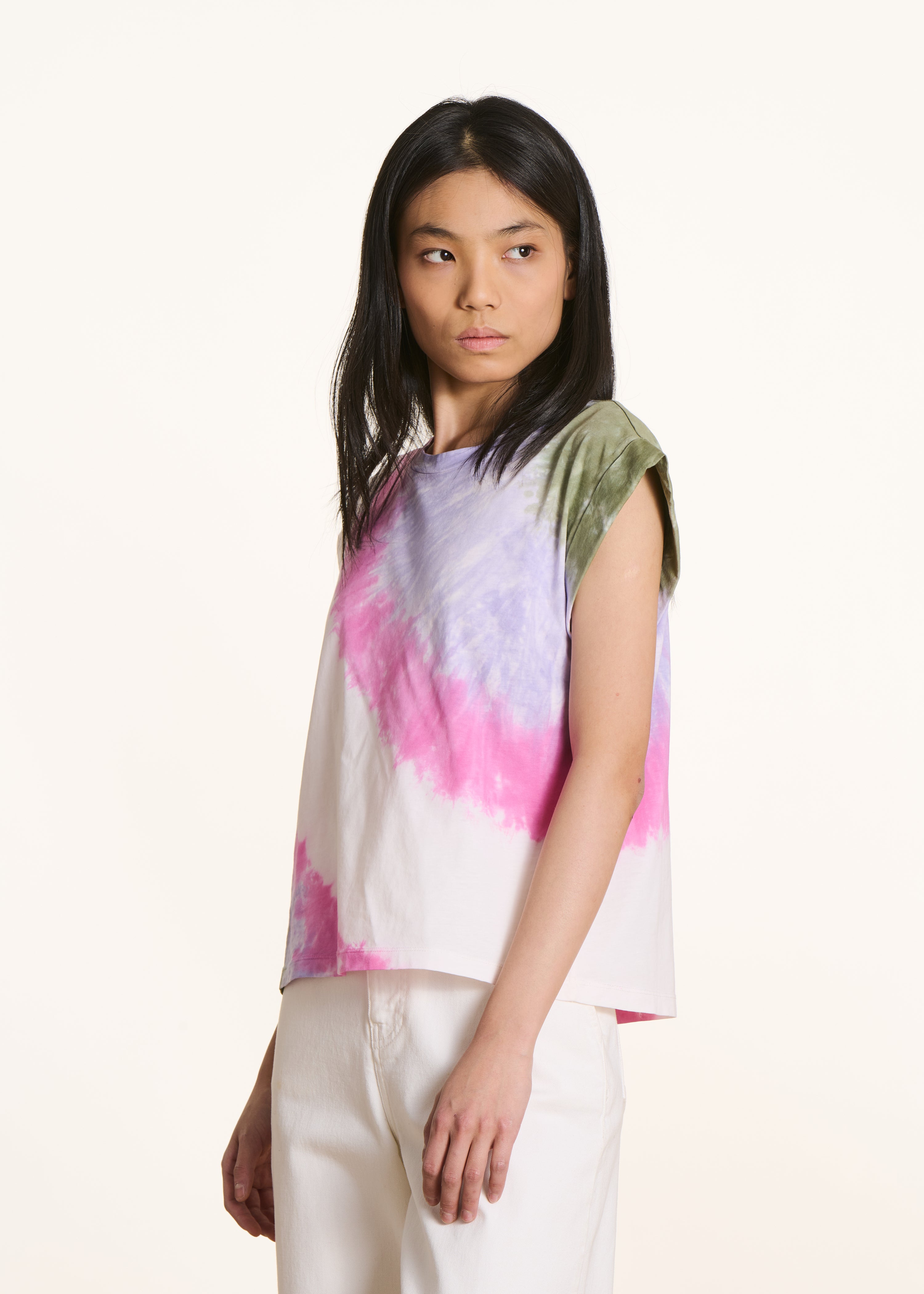la-f-e-marabout-e-tops-fenty-t-shirt-baumwolle-fiesta-rosa image 1