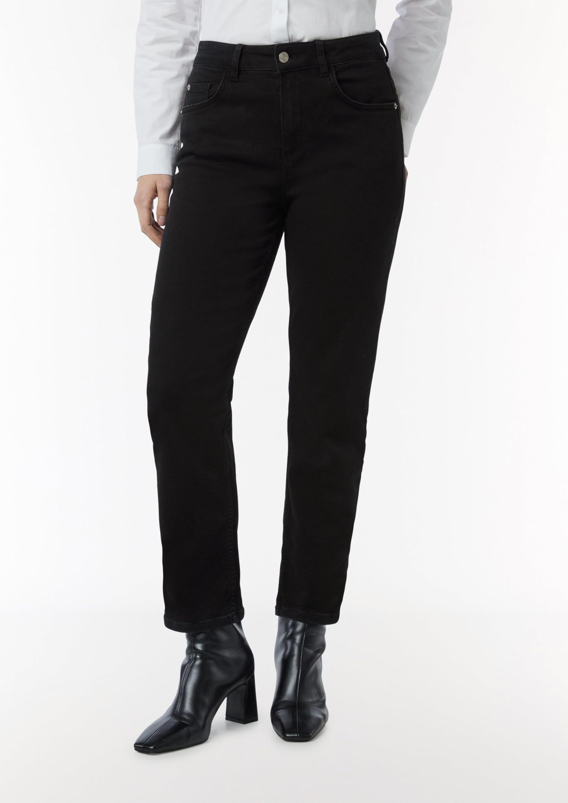 comma-ankle-jeans-flared-leg-schwarz image 5