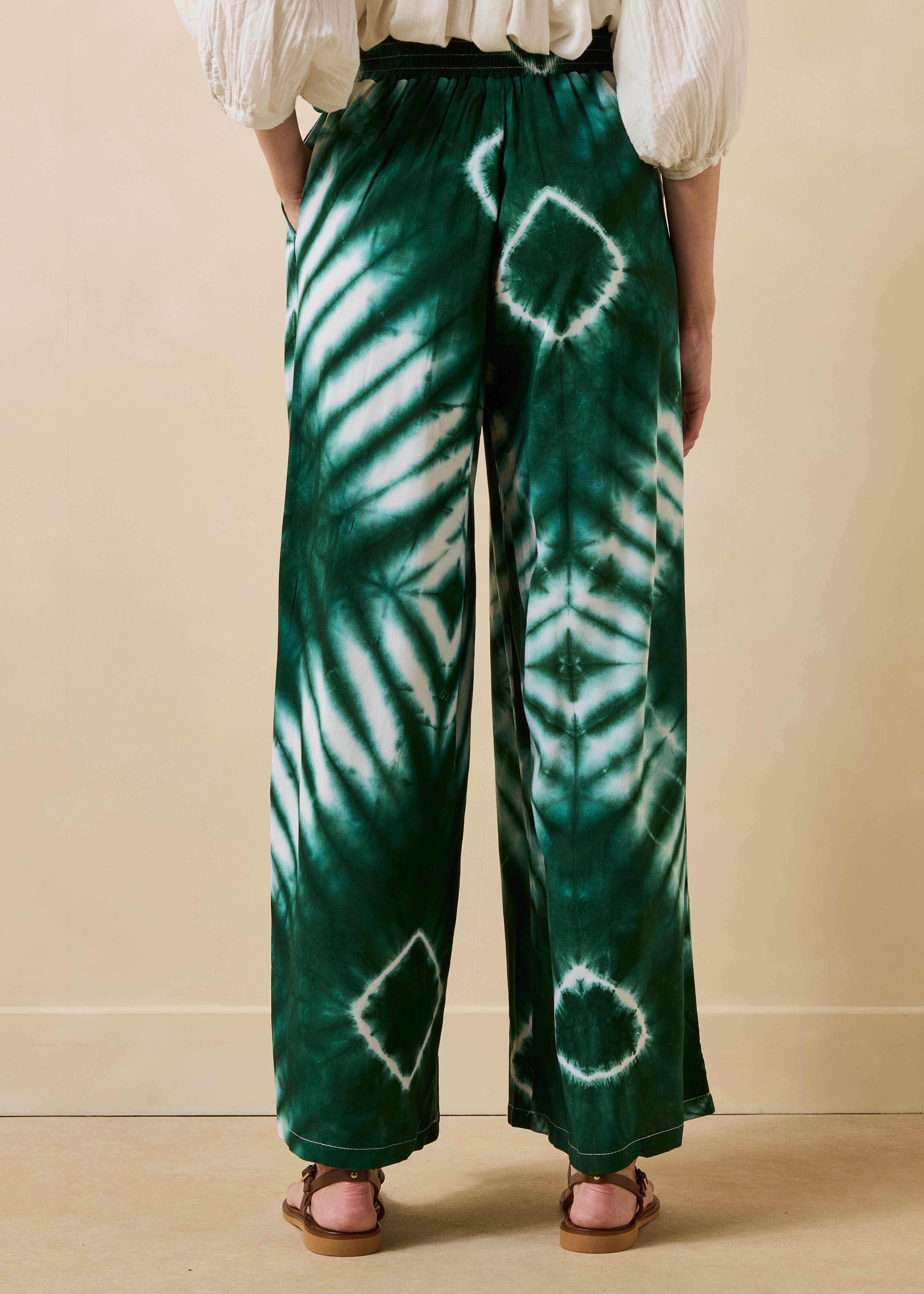 la-f-e-marabout-e-simba-hose-gr-n-gemustert-weit-g-rtel image 4