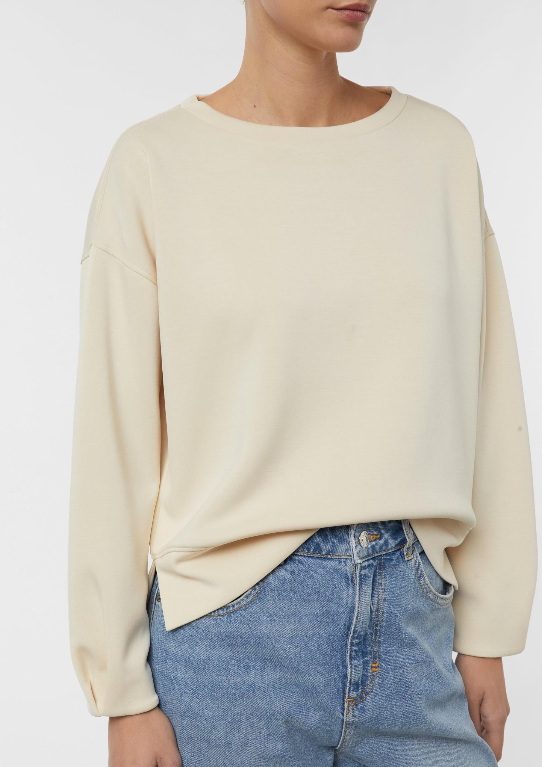 comma-sweatshirt-faltendetail-schwarz-gr-e-44-damen image 4