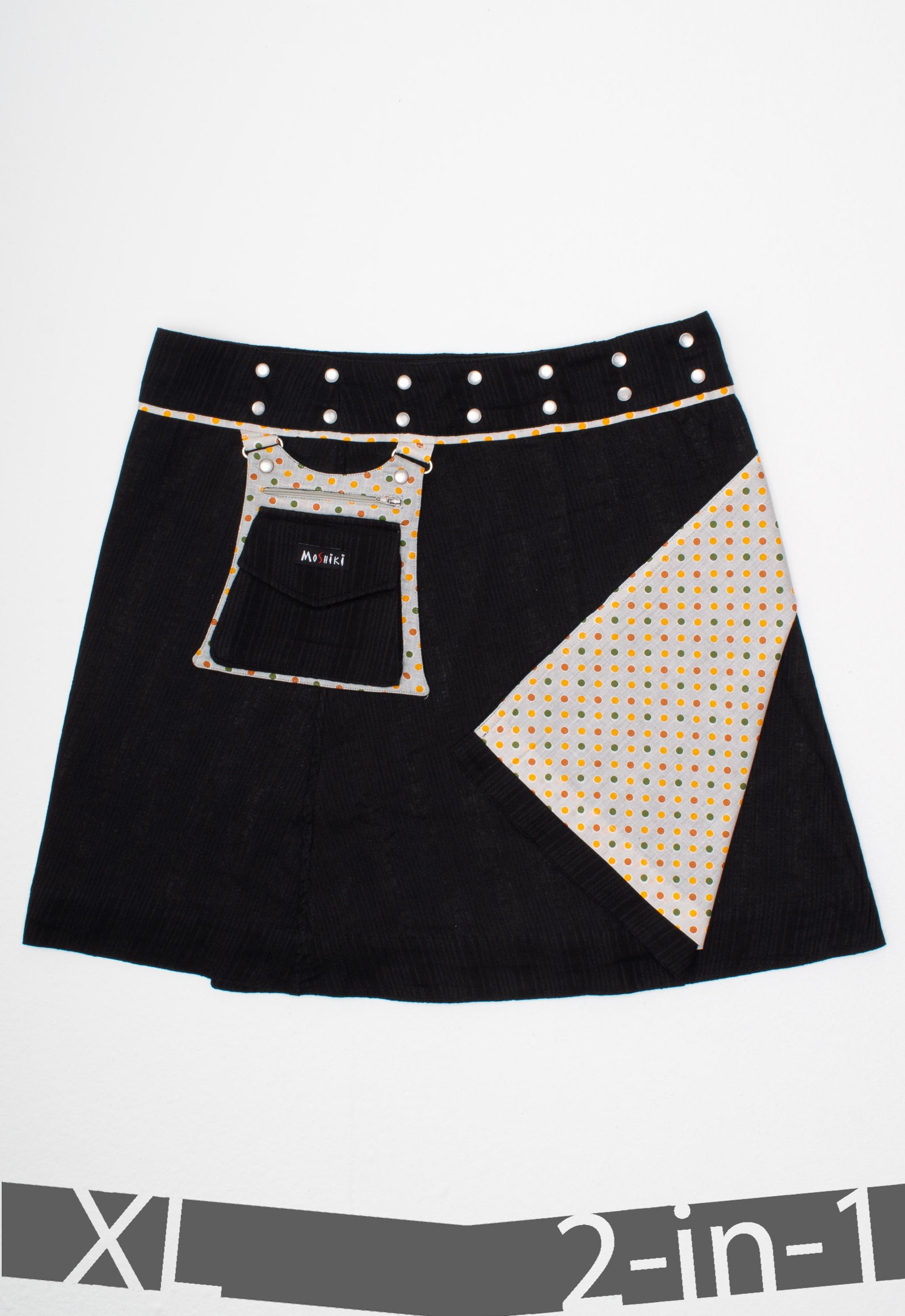 moshiki-hot-cookie-xl-10-wickelrock-schwarz-50cm image 1