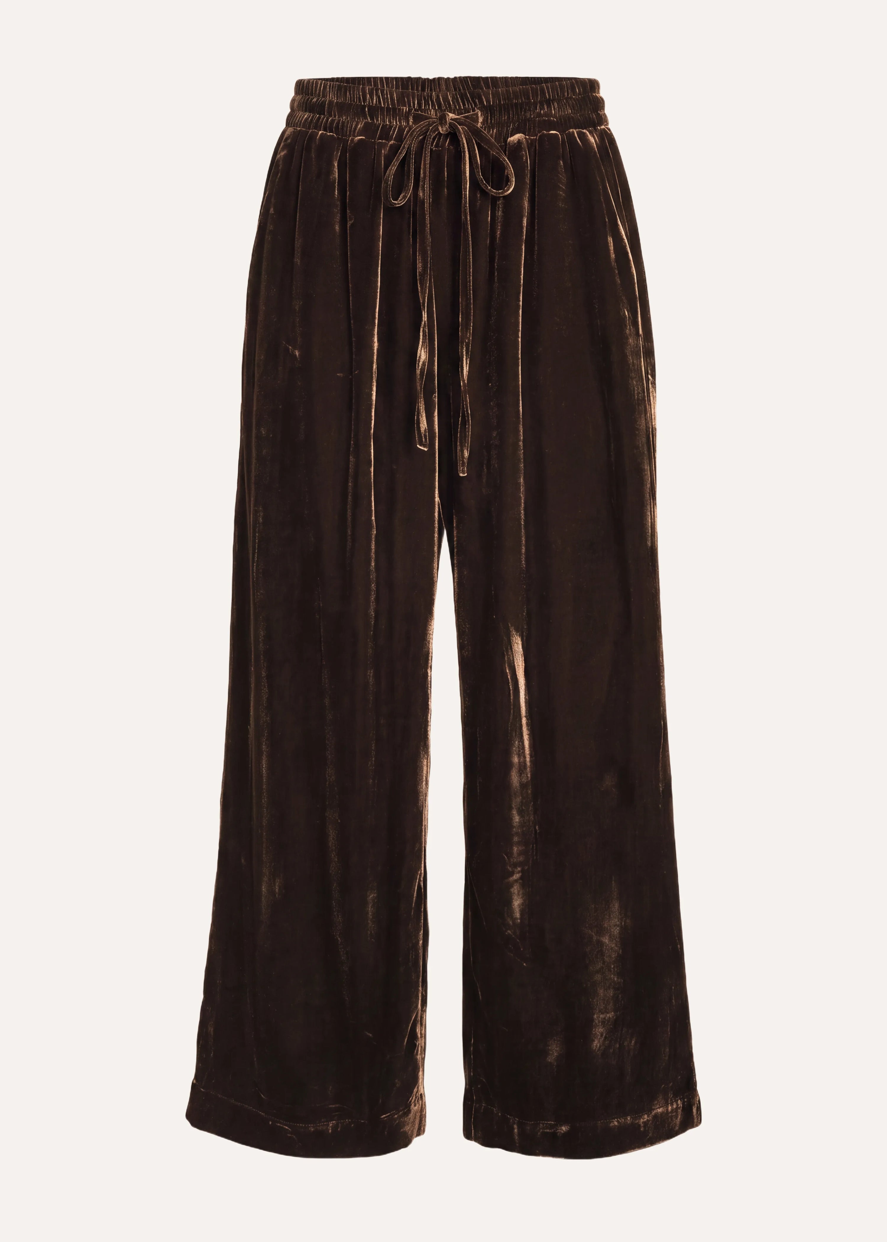 la-f-e-marabout-e-pacoa-hose-braun-samt-weites-bein image 7