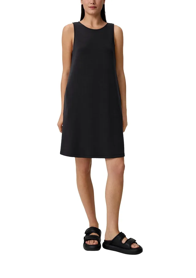 comma-midi-kleid-gr-e-34-schwarz-jersey-modal image 1