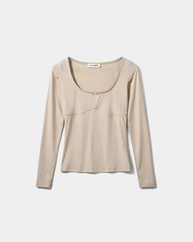 sofie-schnoor-women-victoriasw-langarmshirt-light-sand image 1