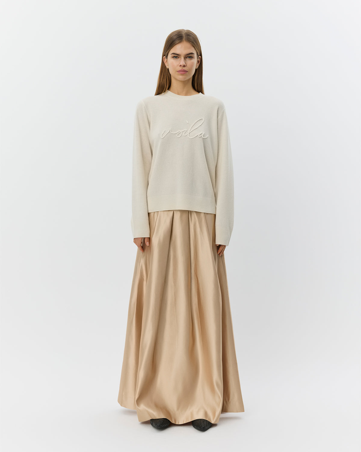 sofie-schnoor-women-emmysw-satin-maxirock-hellbeige image 2