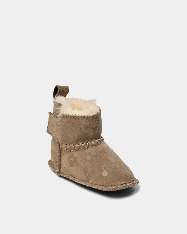 sofie-schnoor-kids-reneesk-hausschuhe-dark-sand-kirschen image 1