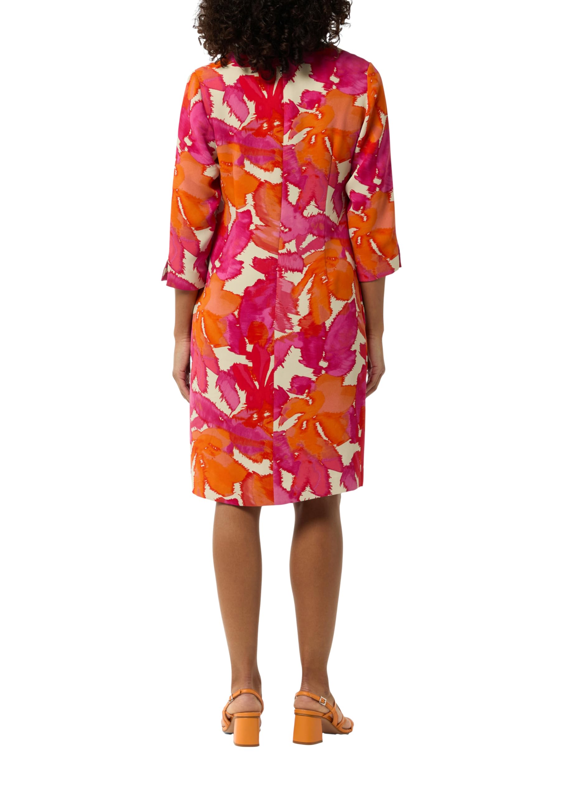 comma-cr-pe-kleid-damen-gr-40-koralle-allover image 2