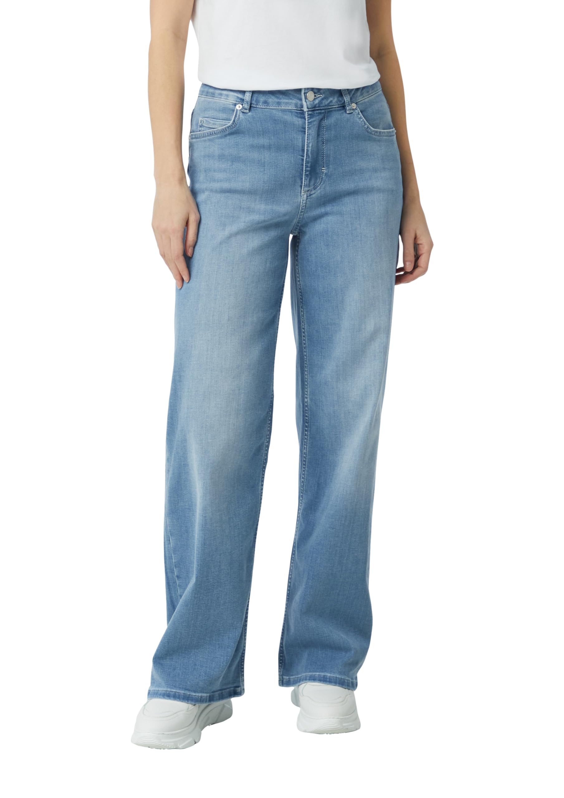 comma-wide-leg-jeans-elastisch-gr-e-44-denim image 1