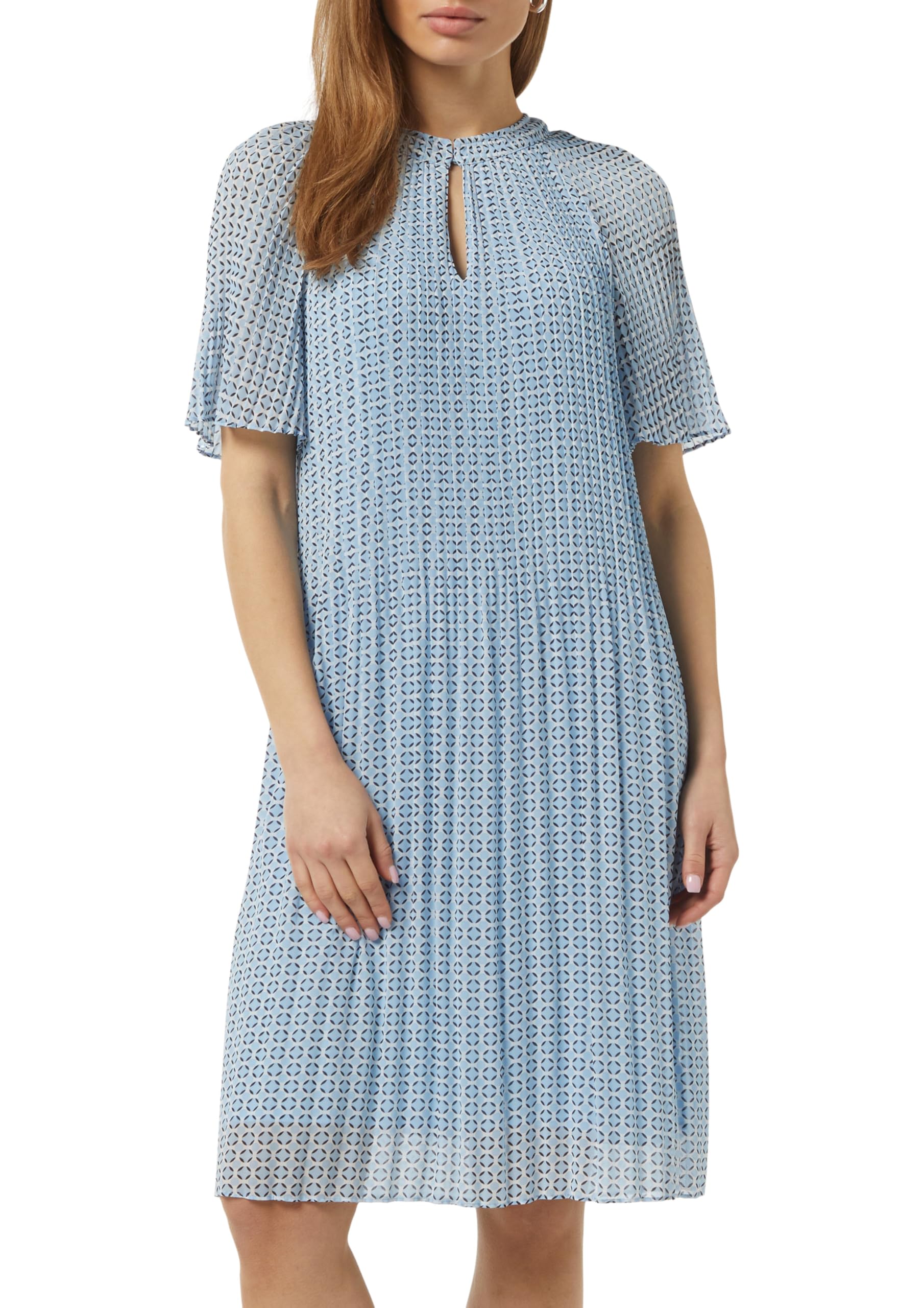 comma-dresses-plissee-kleid-chiffon-midi-gr-e-42 image 1