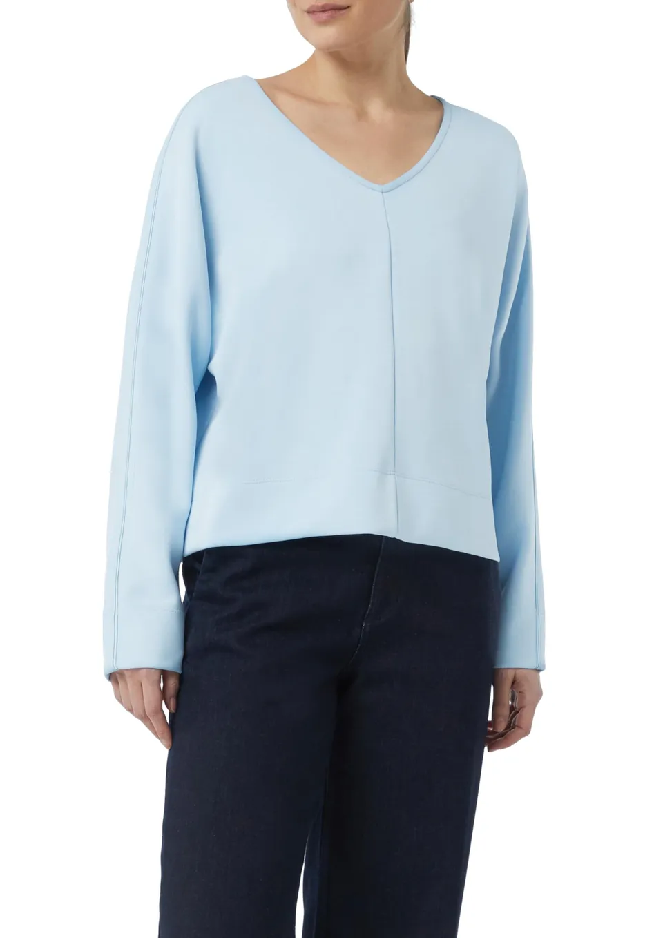 comma-relaxed-fit-sweatshirt-pullover-gr-46-hellblau image 1