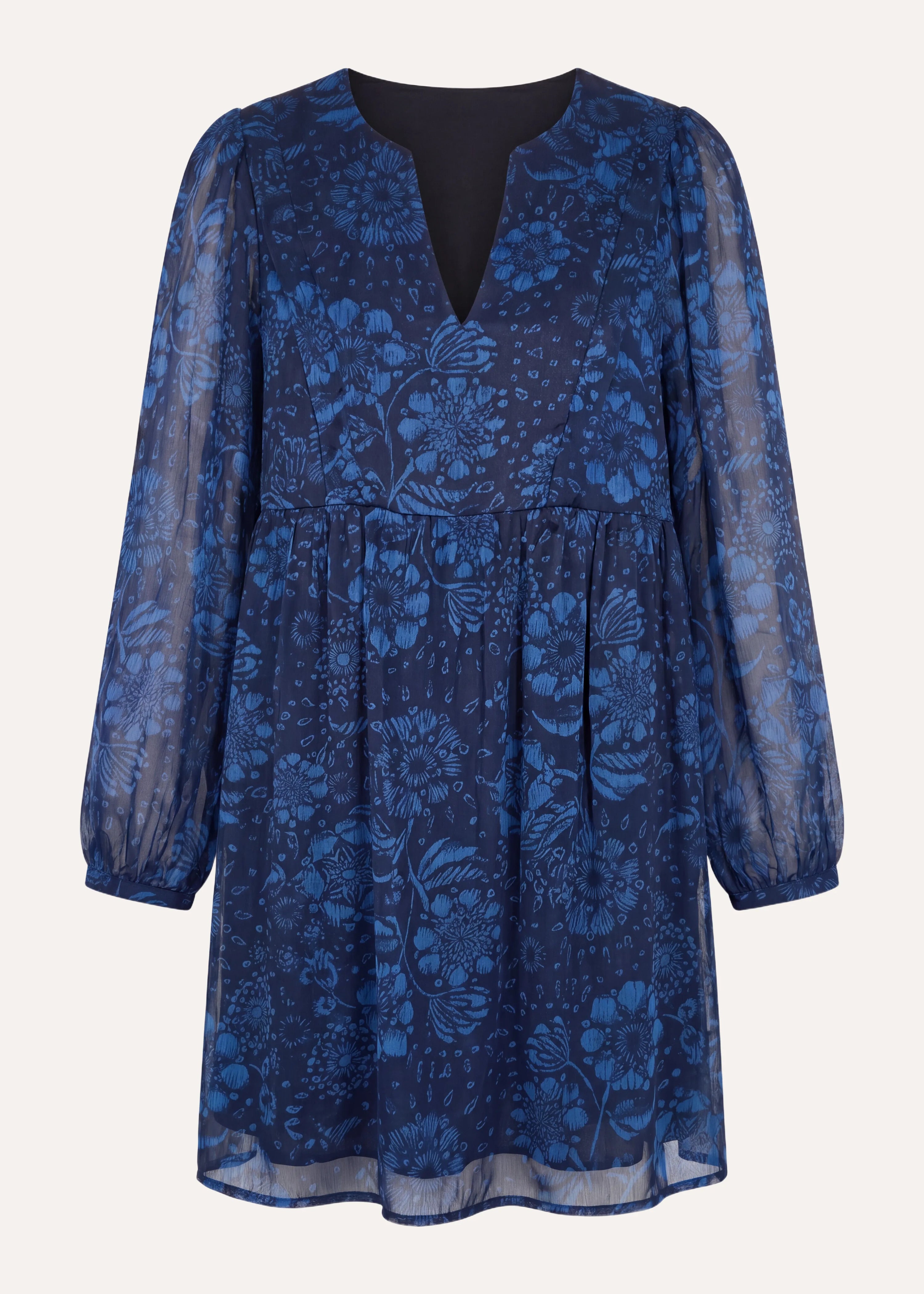 la-f-e-marabout-e-tasa-kleid-blau-floral-kurz image 5
