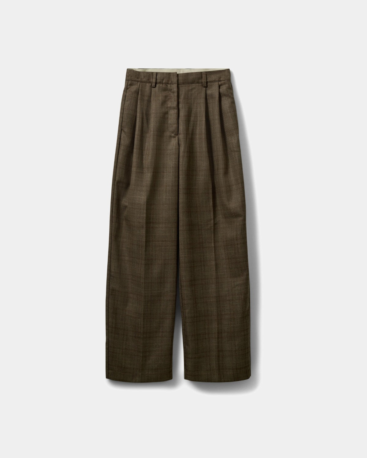 sofie-schnoor-women-carlottasw-hose-braun-tweed-wide-leg image 1