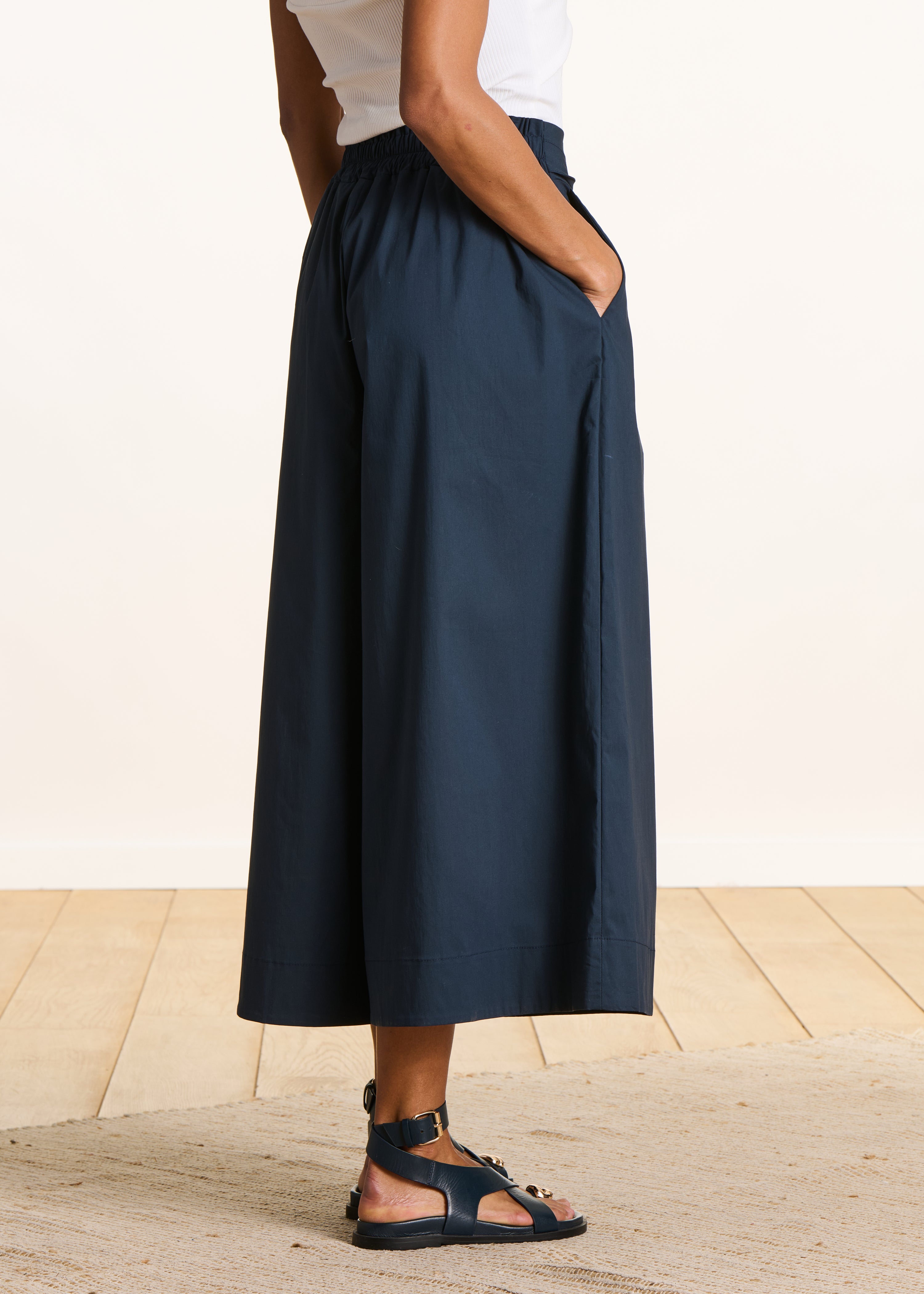 la-f-e-marabout-e-dactus-stoffhose-7-8-marine-weites-bein image 3