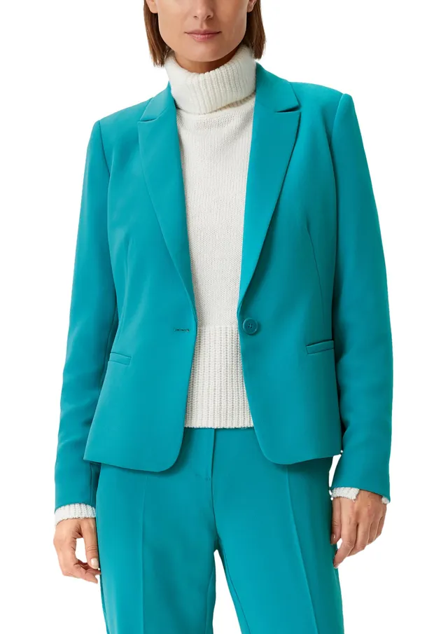 comma-2140424-blazer-gr-e-36-t-rkisblau-polyester image 1