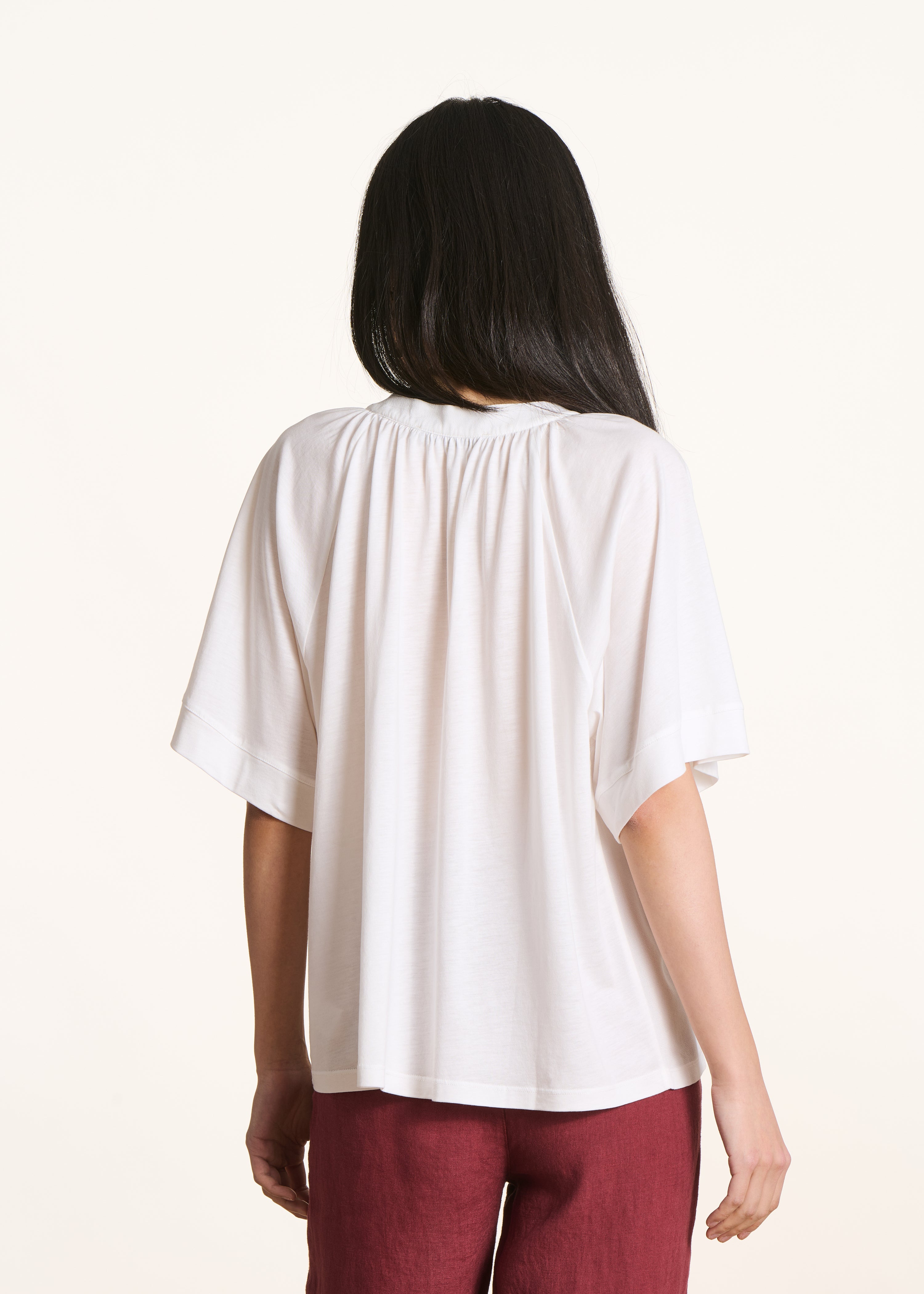la-f-e-marabout-e-fameux-t-shirt-ecru-kurzarm-loose image 3