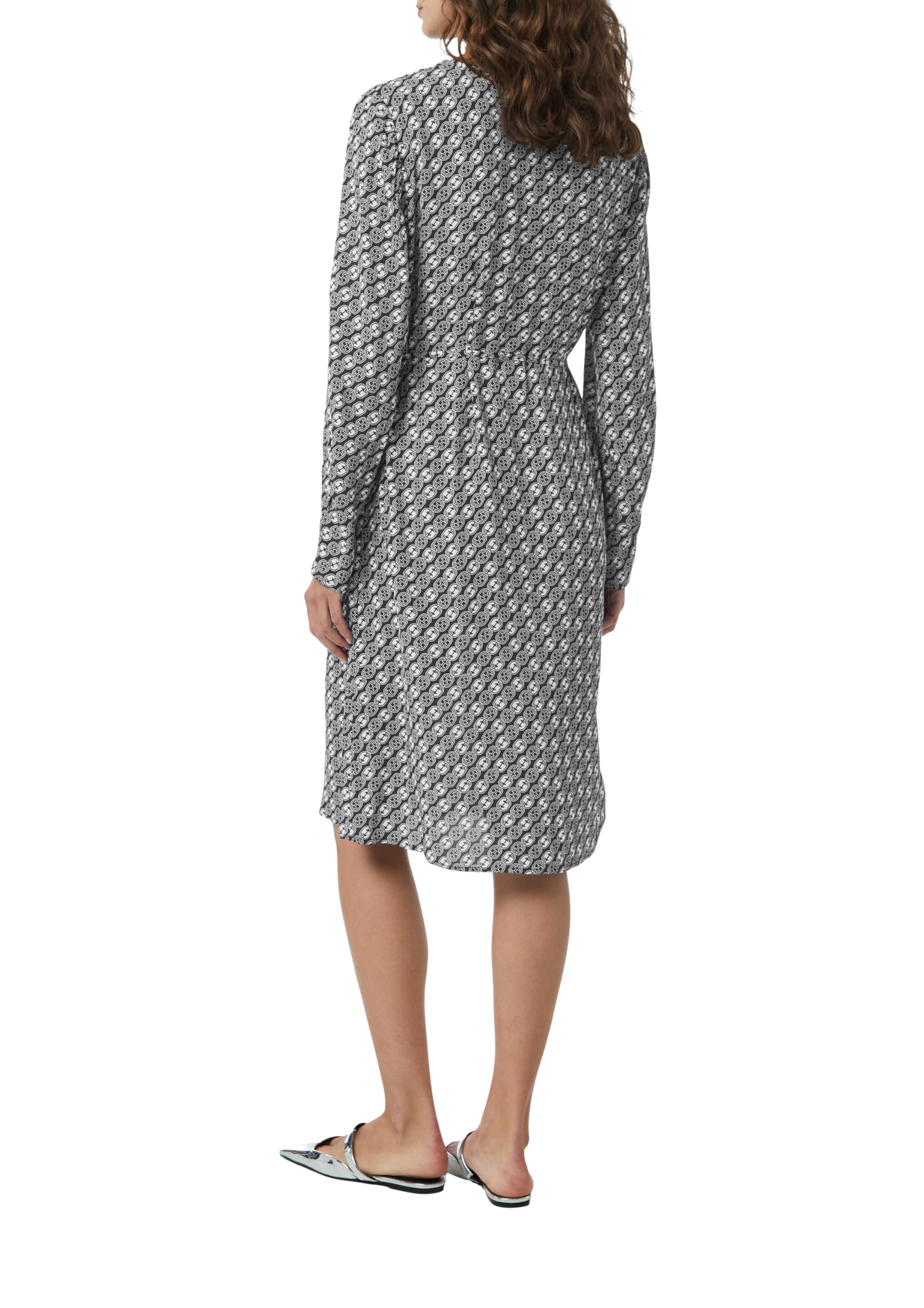 comma-kleid-cr-pe-icon-muster-blusenkleid-gr-e-38 image 2