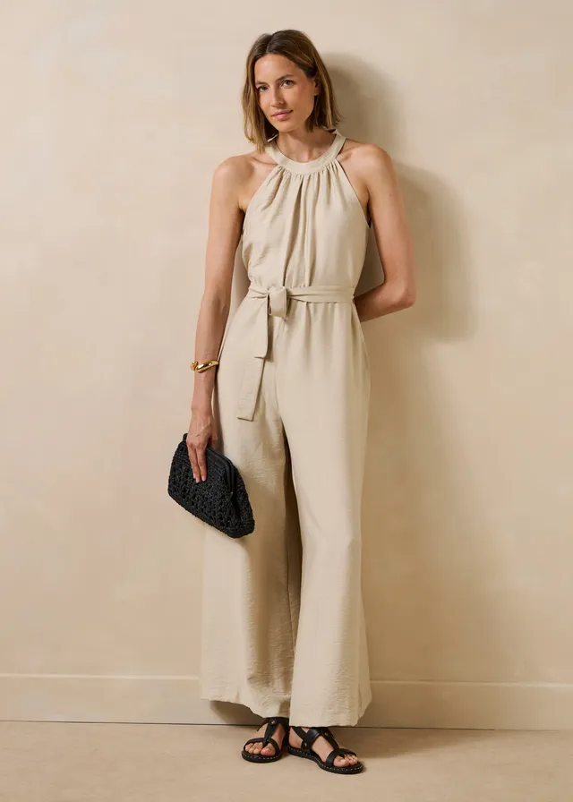 la-f-e-marabout-e-faka-jumpsuit-ecru-mit-g-rtel image 1