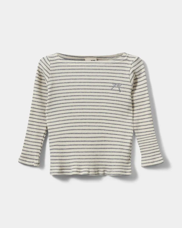 sofie-schnoor-kids-stephiekb-langarmshirt-grau-gestreift image 1