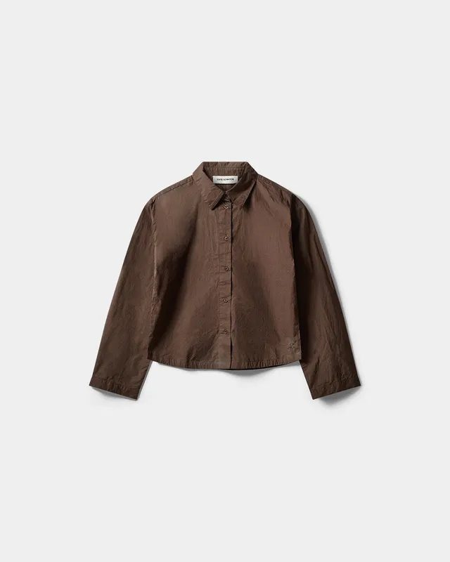 sofie-schnoor-young-g263281-bluse-braun-cropped-100-baumwolle image 1
