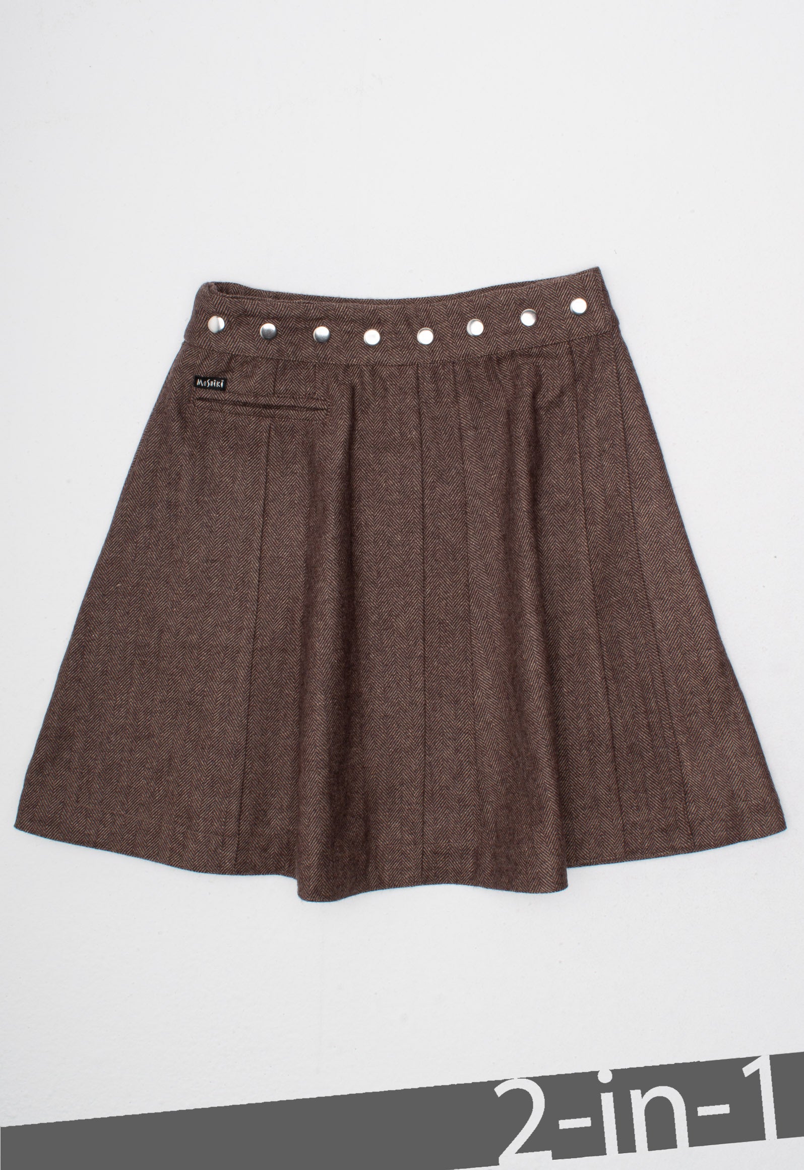 moshiki-hot-cookie-69-tweed-wickelrock-50-cm-wendbar image 2