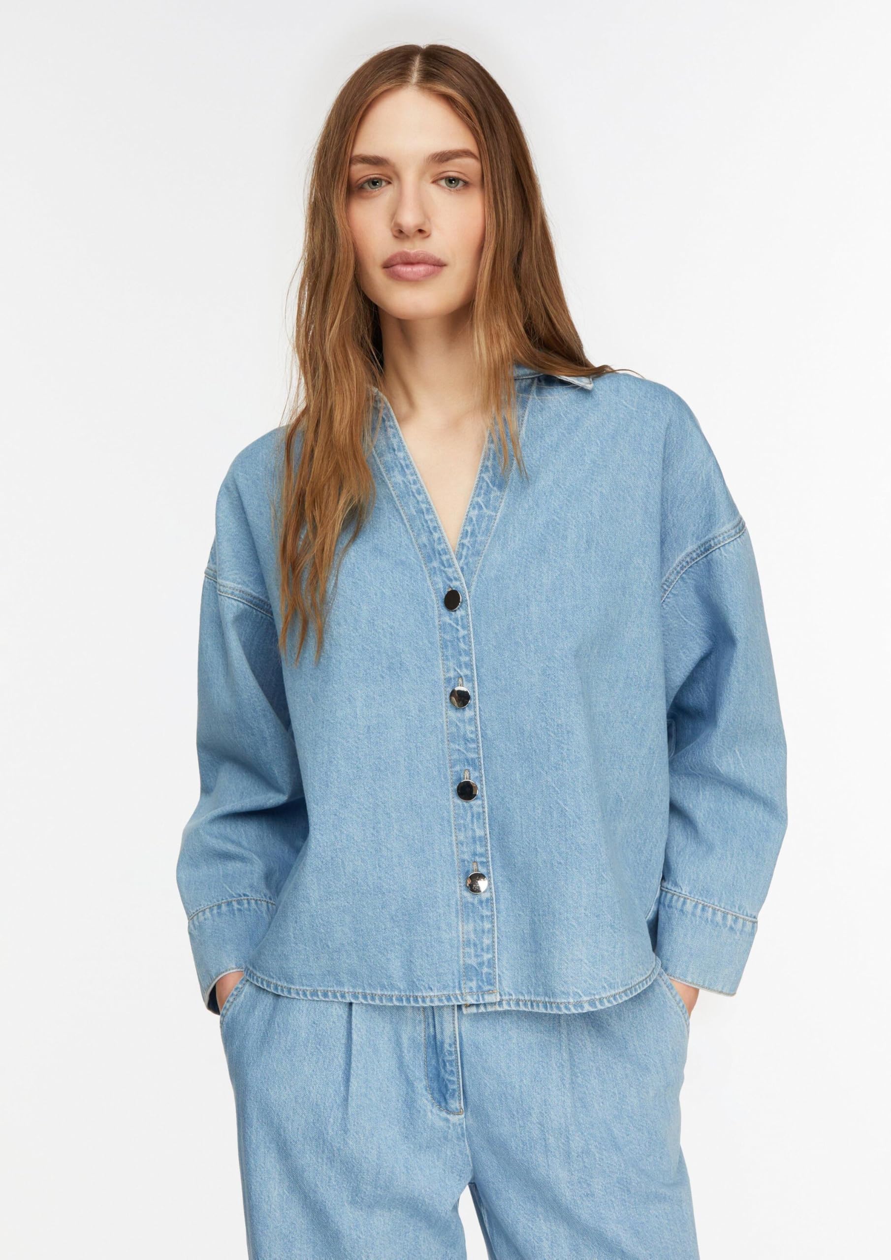comma-denim-bluse-relaxed-fit-gr-38-langarm image 6