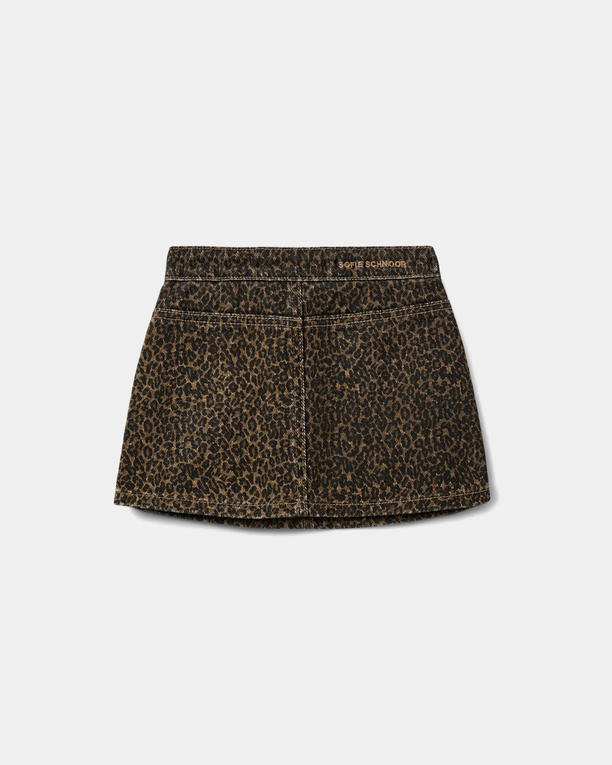 sofie-schnoor-kids-callykb-jeansrock-leopard-baumwolle image 2