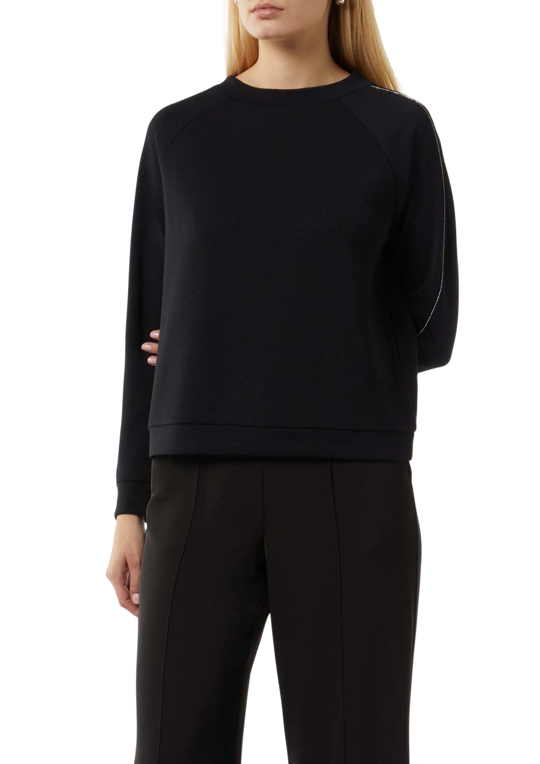 comma-sweatshirt-jersey-gr-44-mit-schmuck-detail image 7