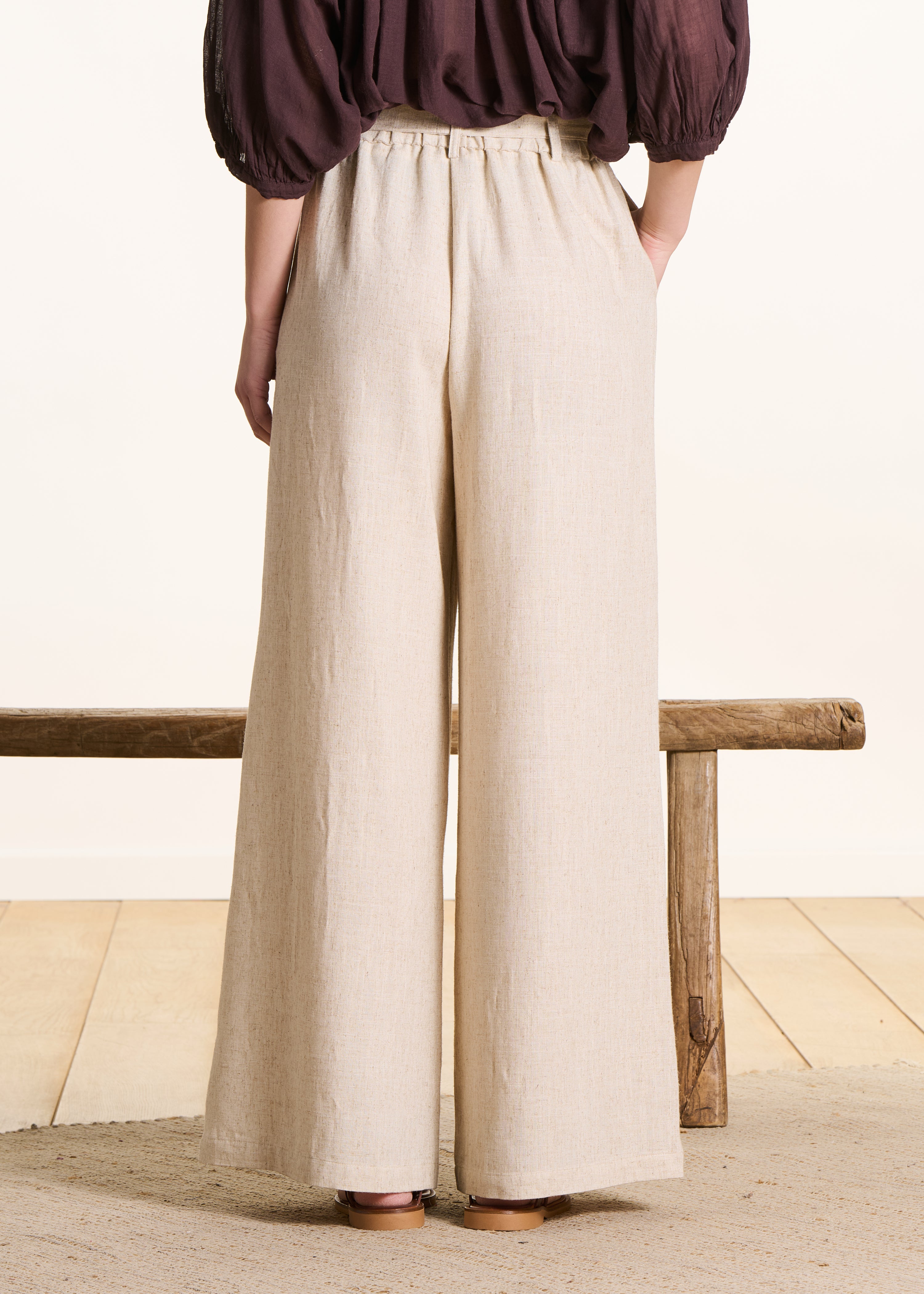 la-f-e-marabout-e-dorony-stoffhose-beige-weit-bindeg-rtel image 3