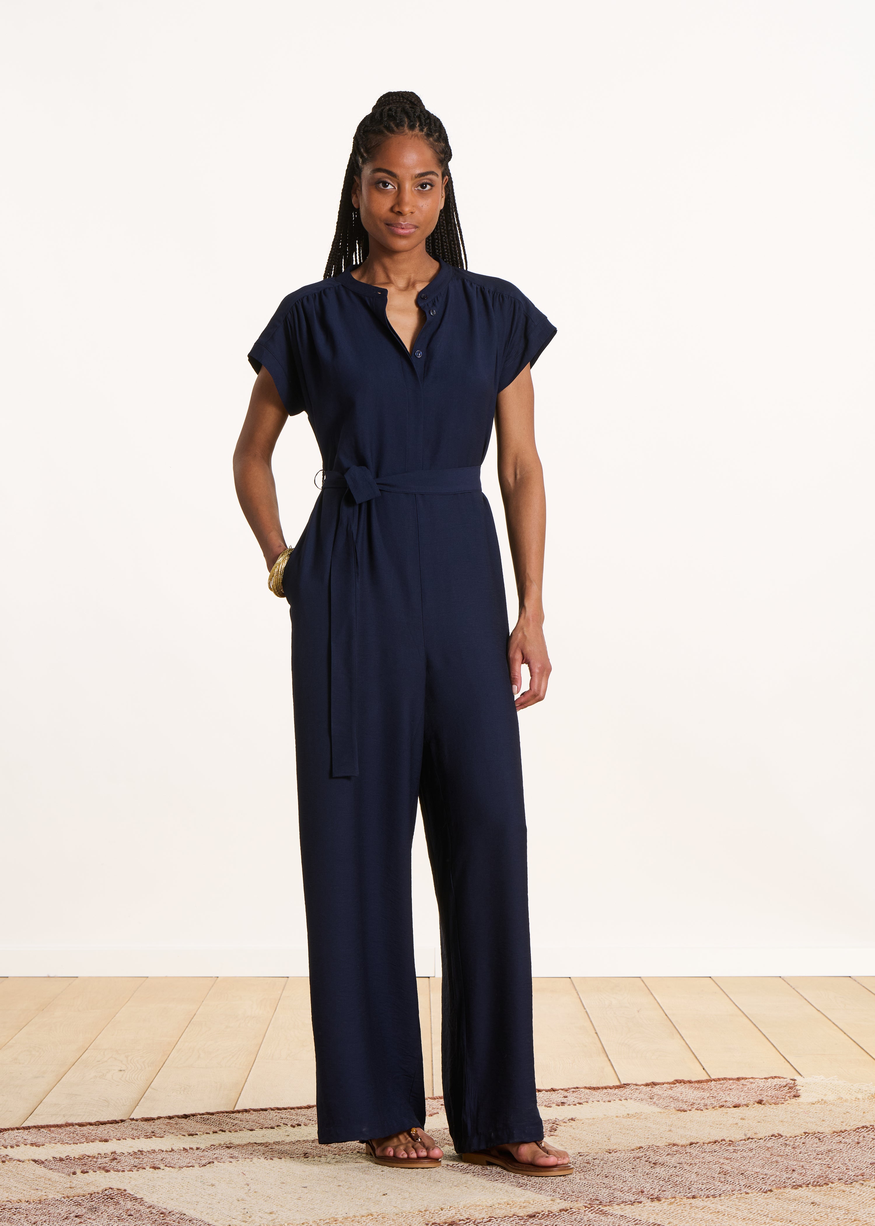 la-f-e-marabout-e-franky-overall-marine-weites-bein image 1