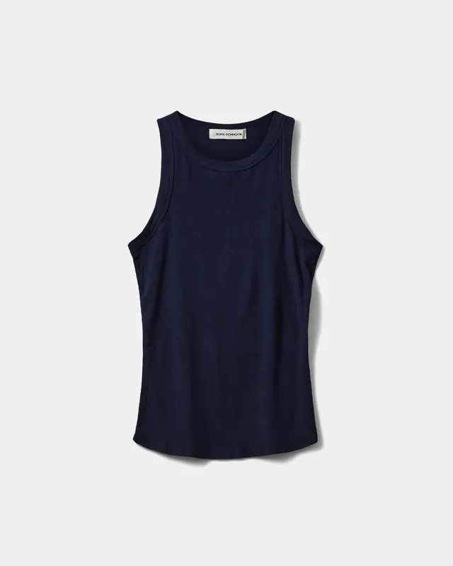 sofie-schnoor-women-julliesw-top-navy-hoher-ausschnitt-viskose image 1