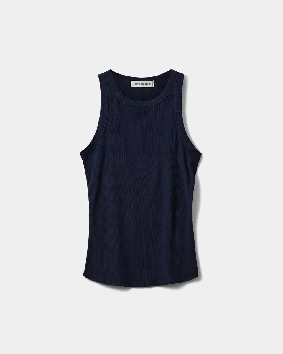 sofie-schnoor-women-julliesw-top-navy-hoher-ausschnitt-viskose image 1