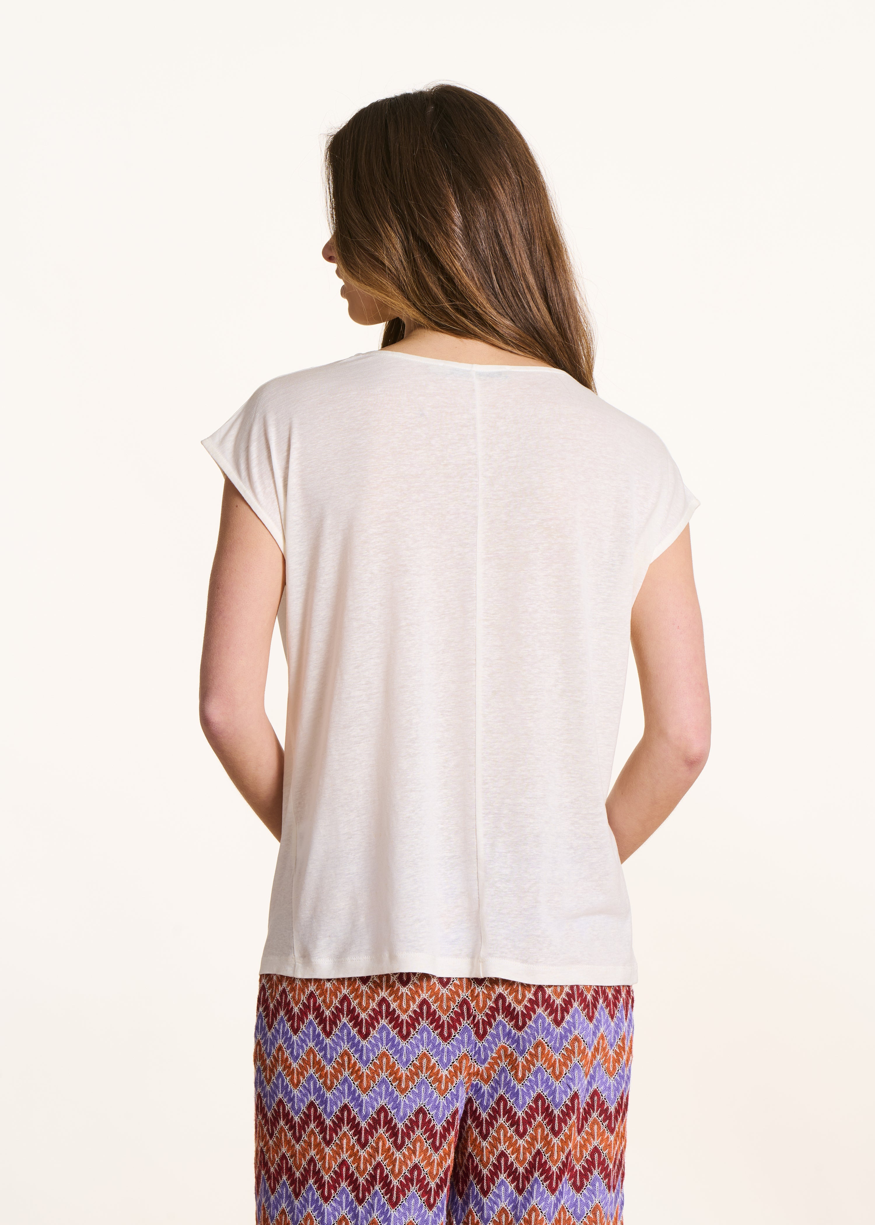 la-f-e-marabout-e-virano-t-shirt-ecru-lyocell-leinen-rundhals image 3